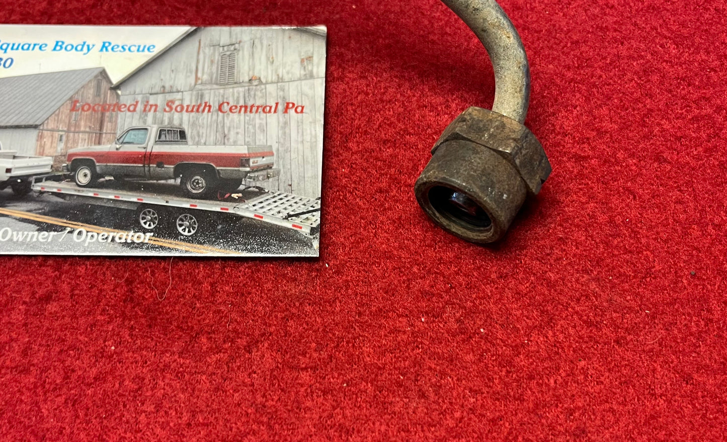 Pipe, Fuel Injection Pump Pipe 6.2 Cylinder #8 Part# 14033918