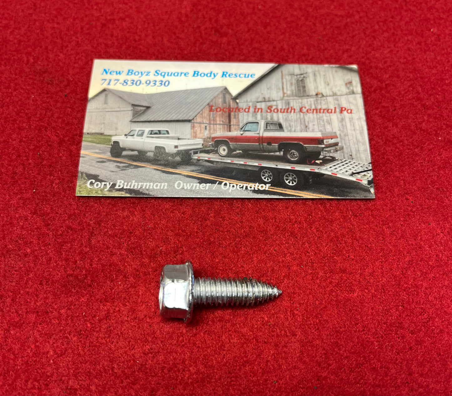 Bolt, Topper (Cap) Bolt K5 (Blazer / Jimmy) (Nice Chrome Like Pictured)