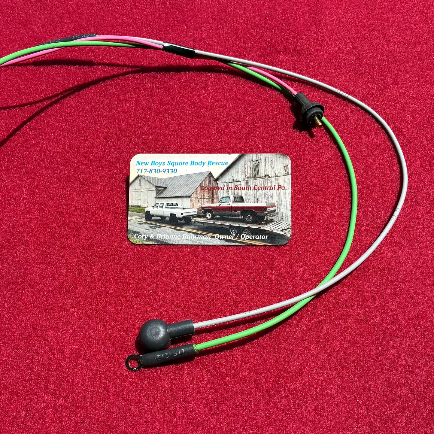 1: Harness, Dual Tank Selector Valve Harness Regular Cab Chassis Side 1976 - 1980 Single Post New Manufactured 1st Design