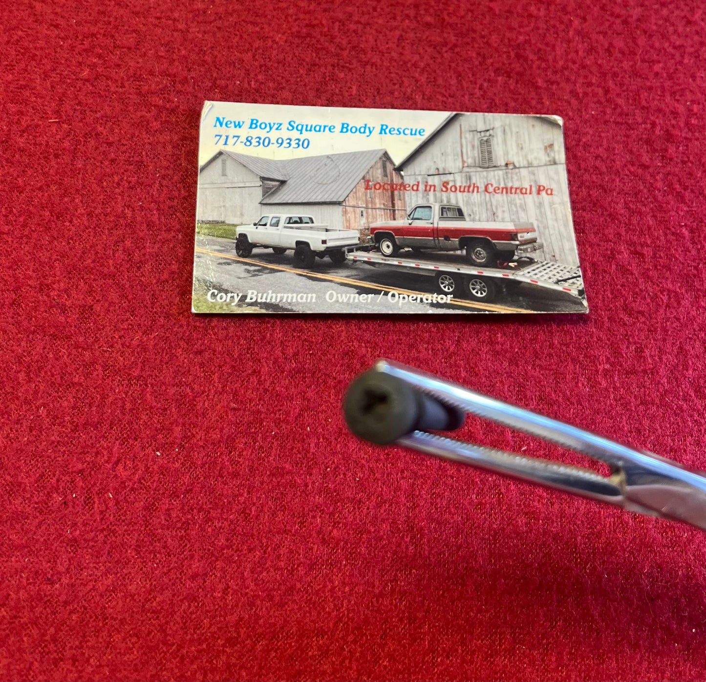 Screw, Ignition Lock Cylinder Retaining Screw Non - Tilt 1978 - 1991 Part# 7830377 (Phillip Head Design)