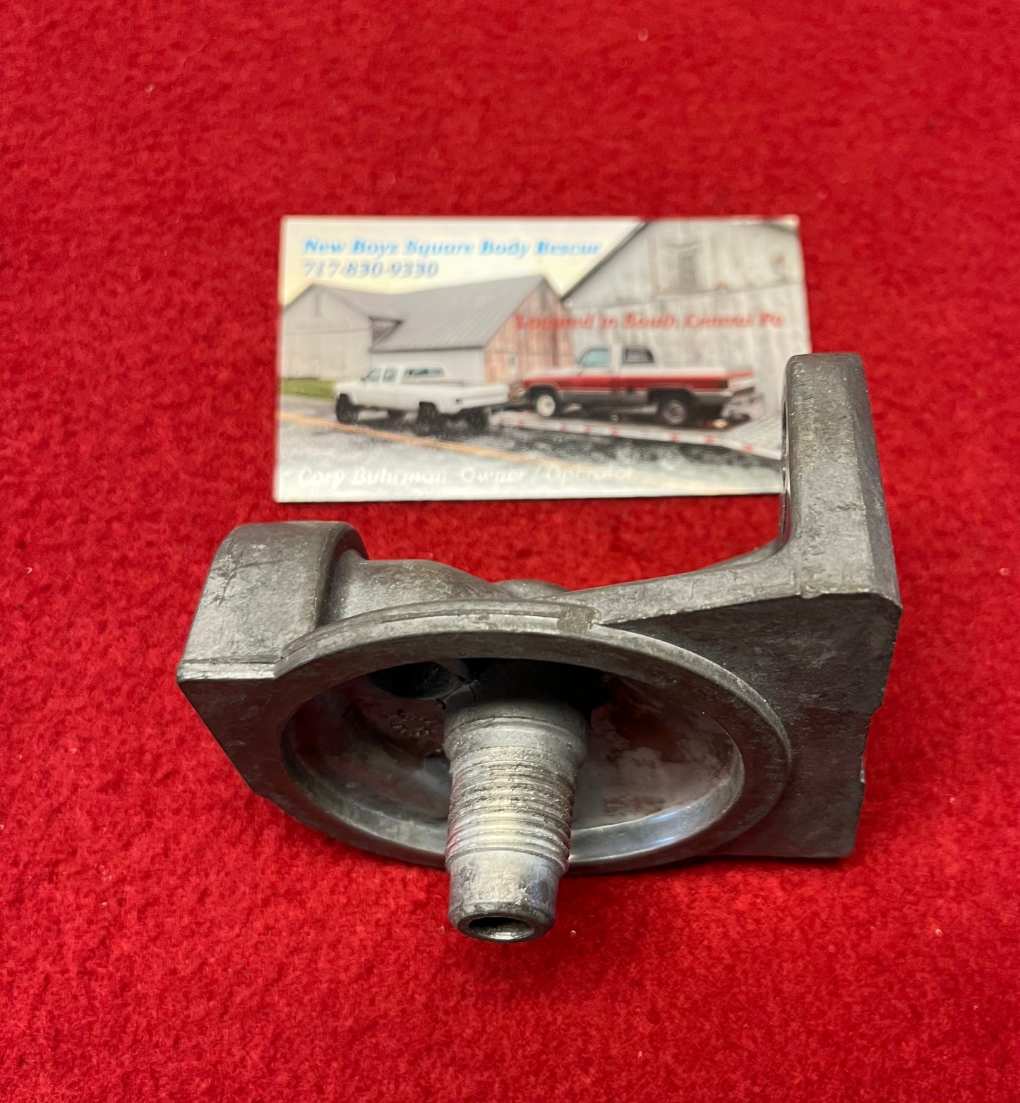 Adapter, Fuel Pump Filter Adapter 6.2 1982 Part# 14028928.