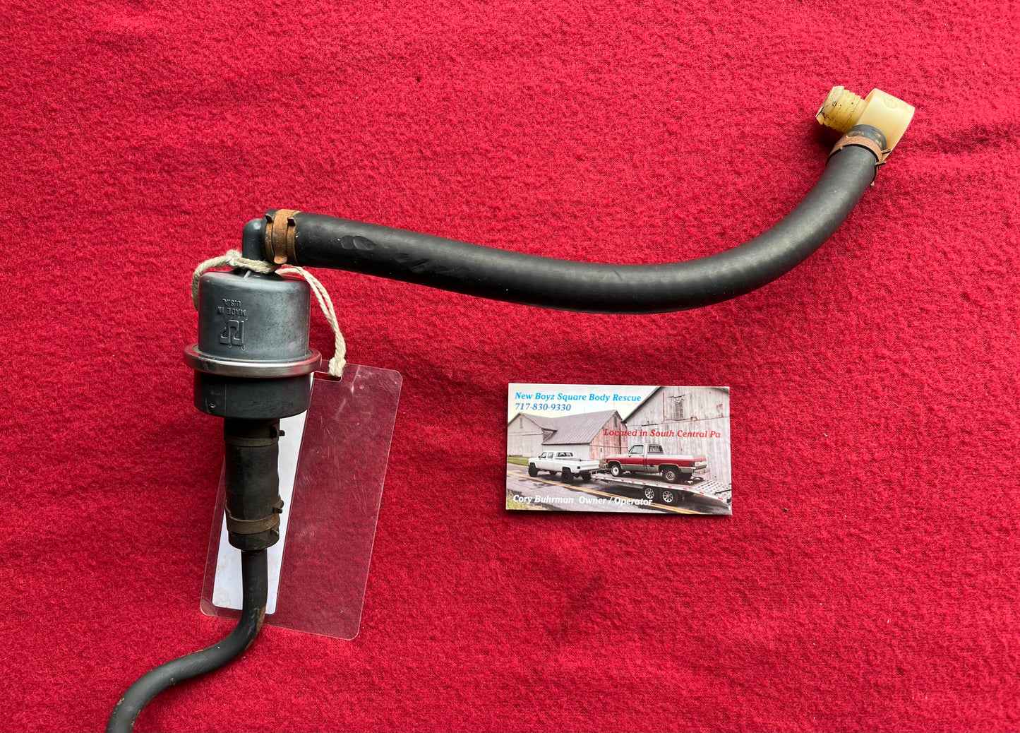 Pipe Assembly, Vacuum Assist Brake Pipe Assembly 1987 - 1991 TBI Small Block