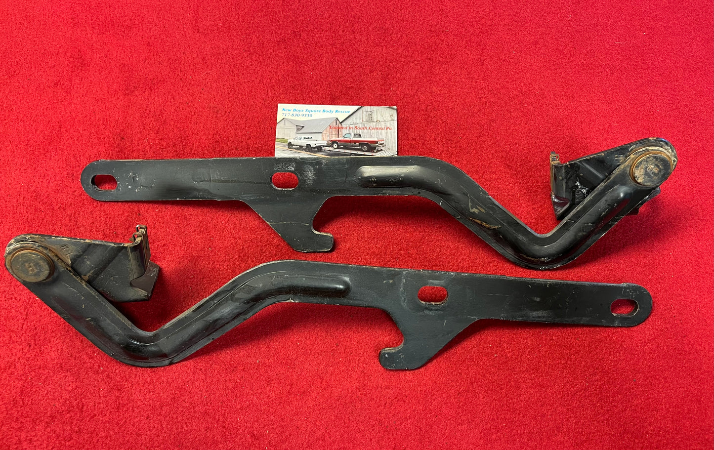 Hinge set, RH & LH 1981-1991 Hood Hinges
