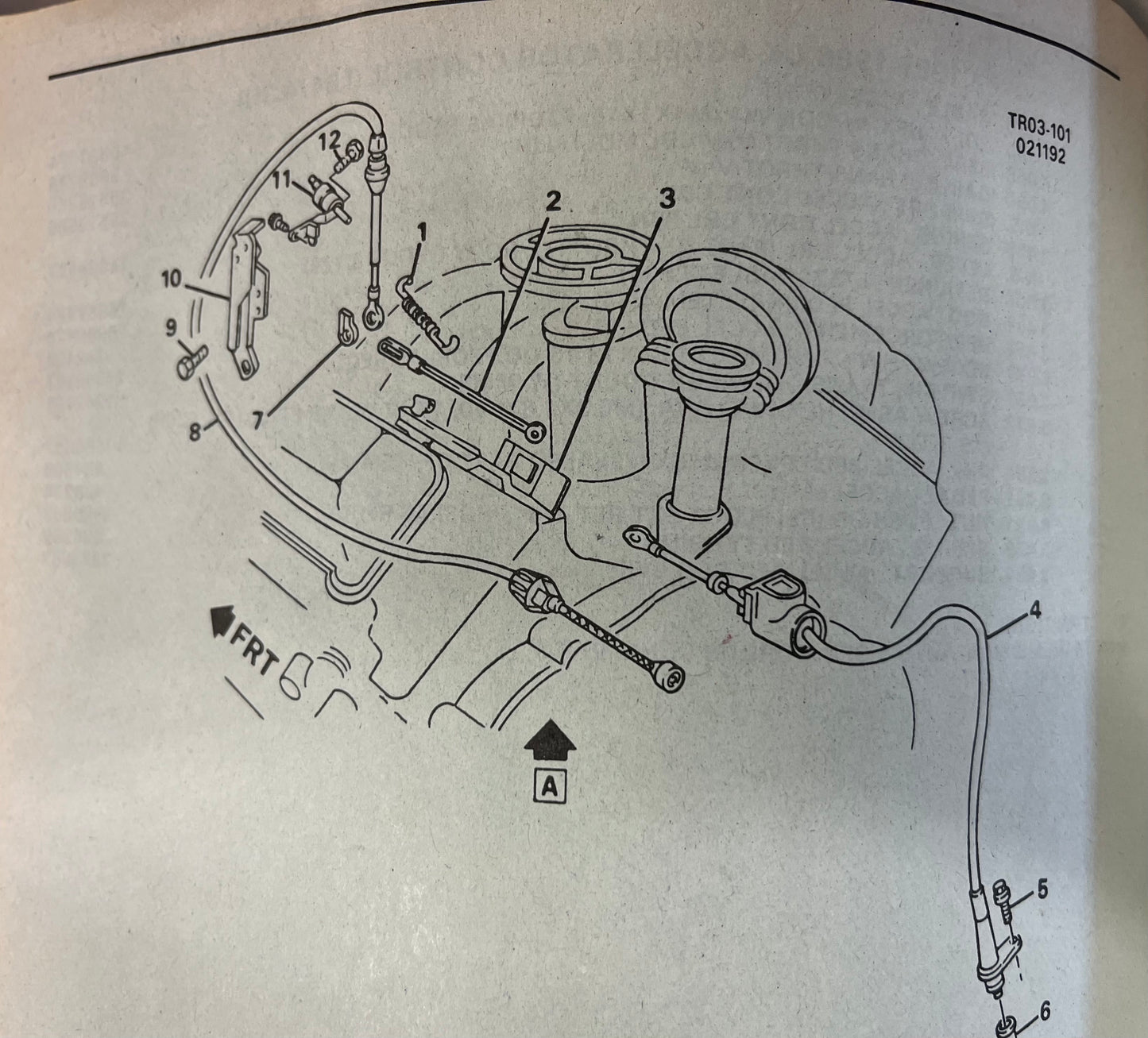 Support, Accelerator Control Cable Support 6.2 Part# 15668595