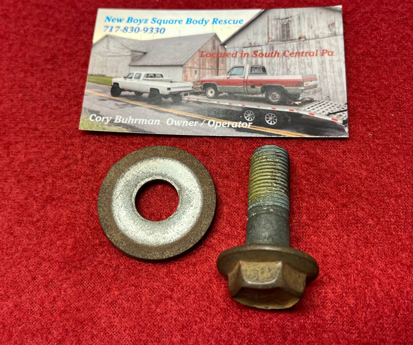 Bolt & Washer, TH400 Bolt and Washer for Stationary Yoke