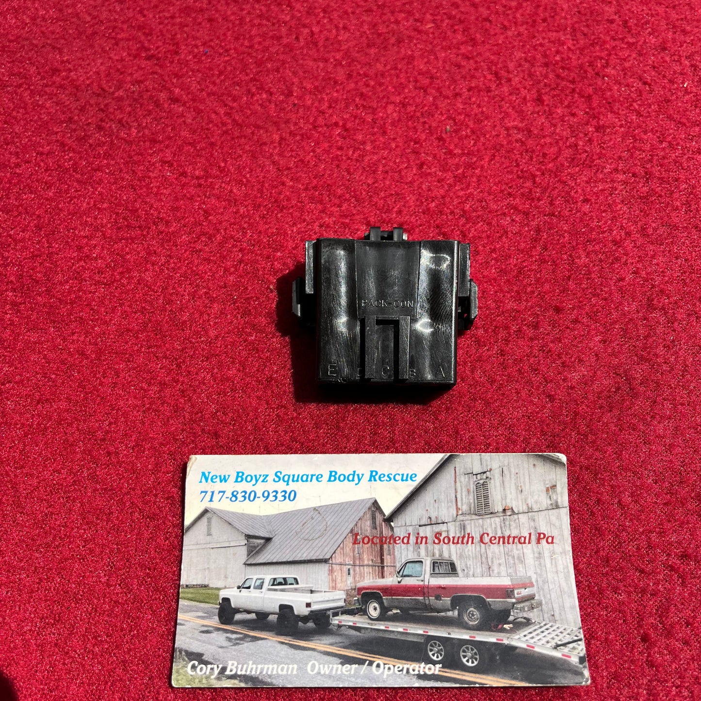 Connector, Air Conditioning Selector Switch Valve Connector 1983 - 1991 ( AC A/C )