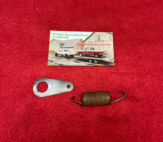 Connector & Spring, Hydro Boost Brake Pedal Return Spring Assembly Part# 336926 & 3850084