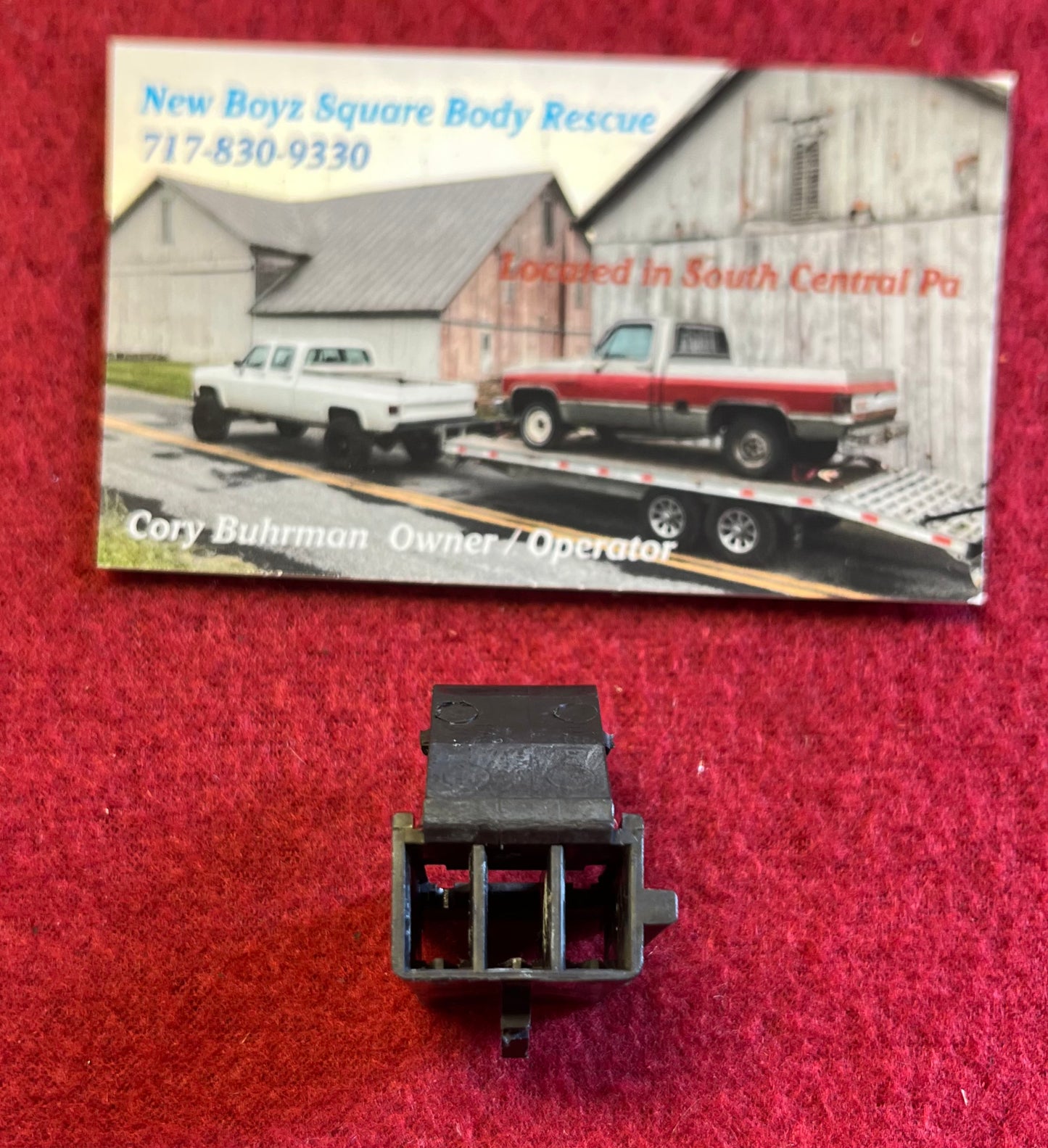 Connector, Windshield Wiper Motor Power Connector 1978-1991