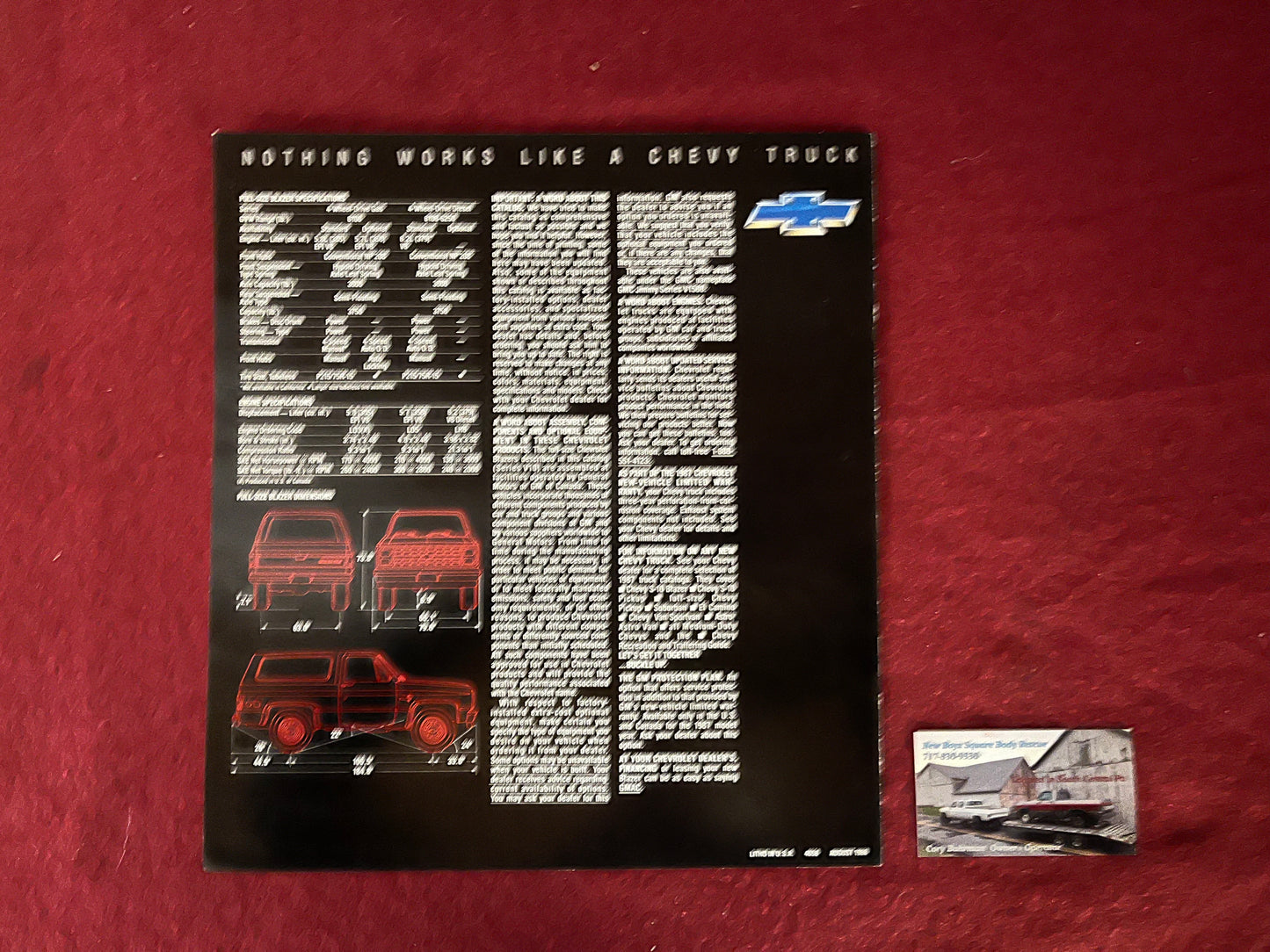 Brochure, 1987 Full Size Blazer Dealership Brochure