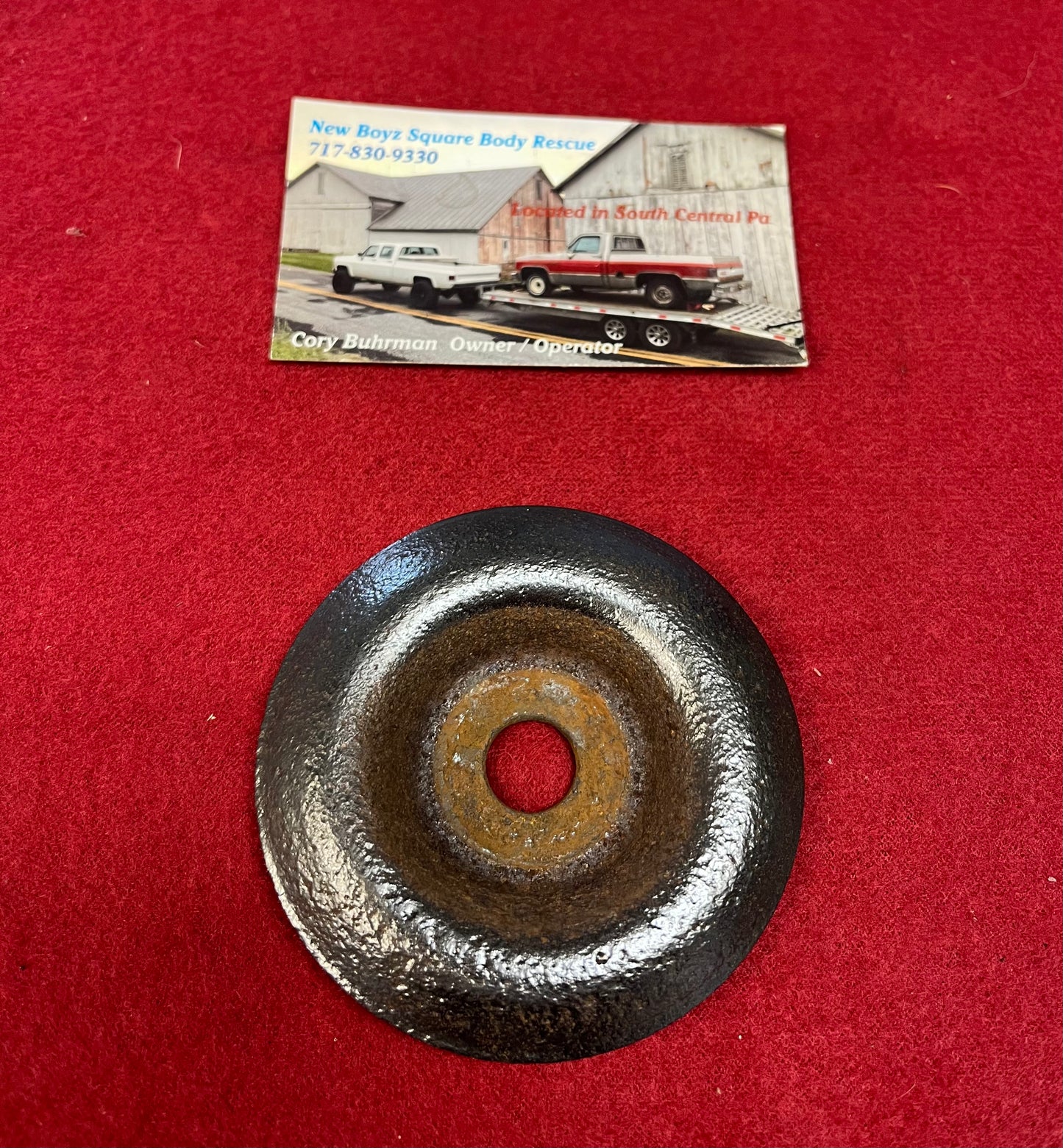 Retainer, Body Bolt Lower Cushion Retainer (Washer) Part# 14027472