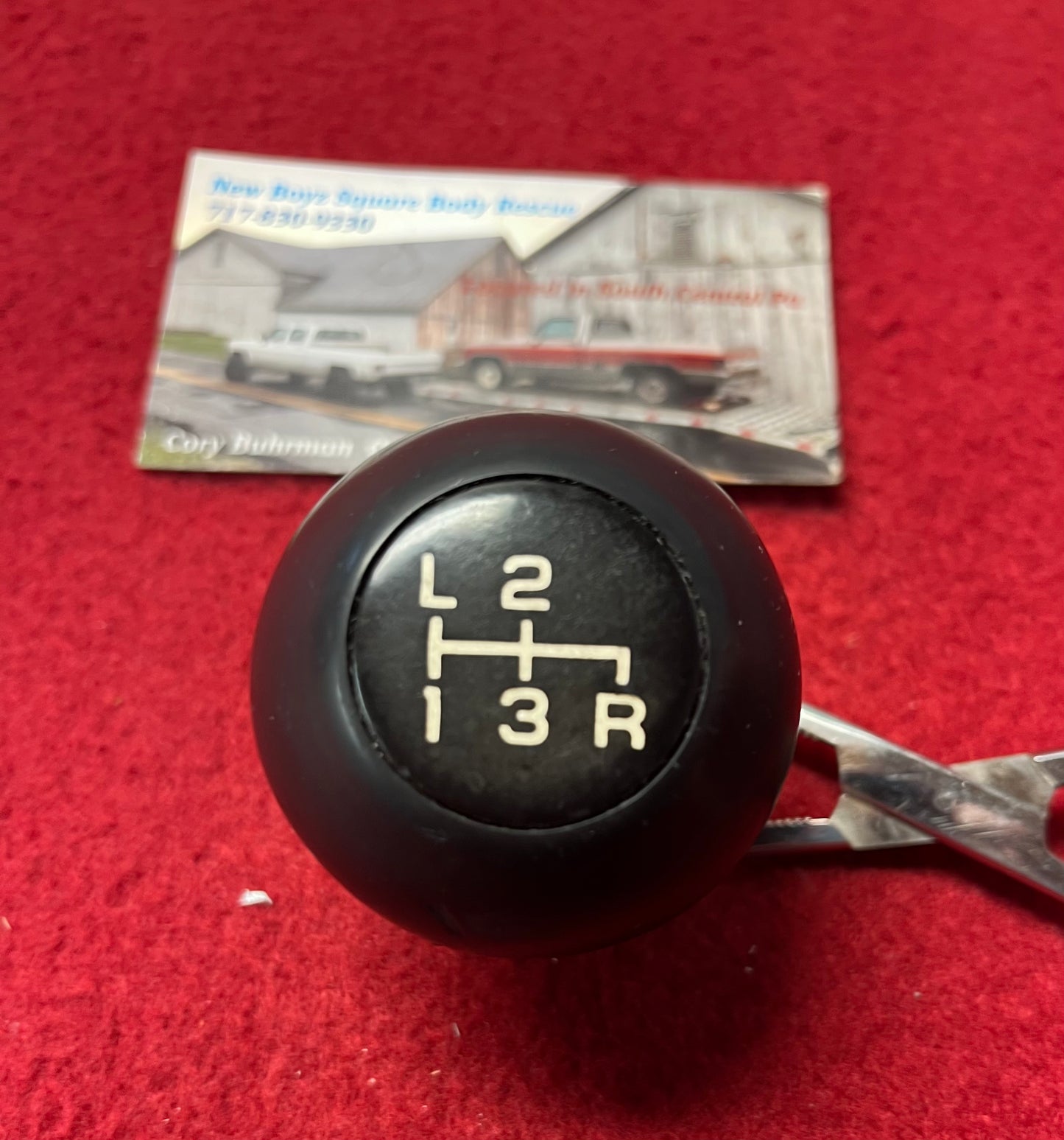 Knob, Shifter Knob SM465 1984-1991 (Round Pear Shape)