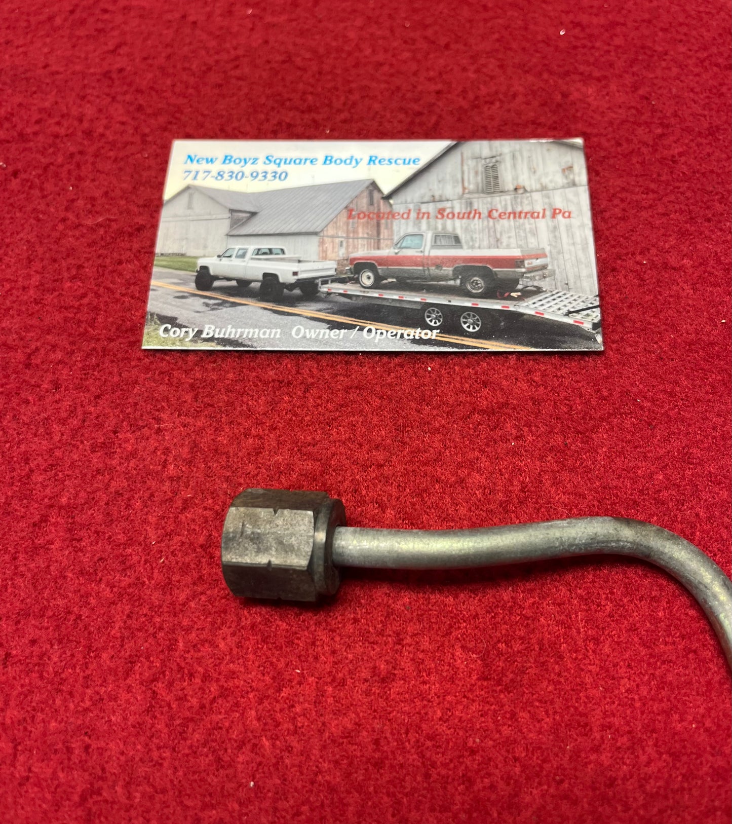 Pipe, Fuel Injection Pump Pipe 6.2 Cylinder #1 Part# 14033911