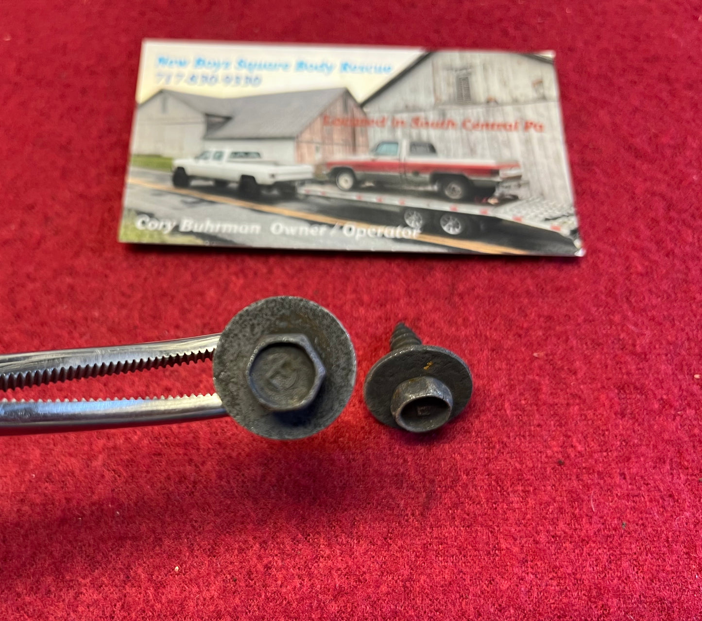 Screw Set, Radiator Fan Shroud Screw 3/8” Head
