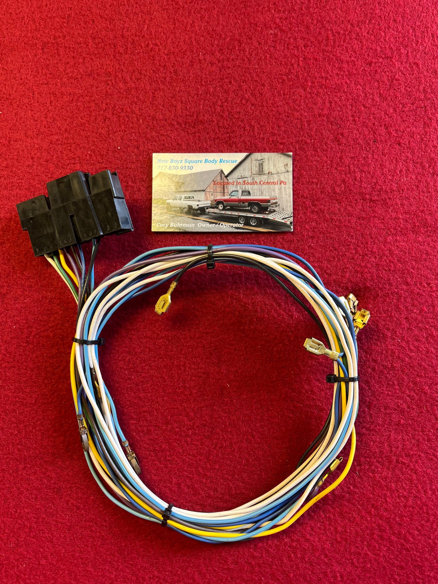 Lead, Multi - Function Switch Connector Cab Side 1977 - 1991 (TurnSignal)