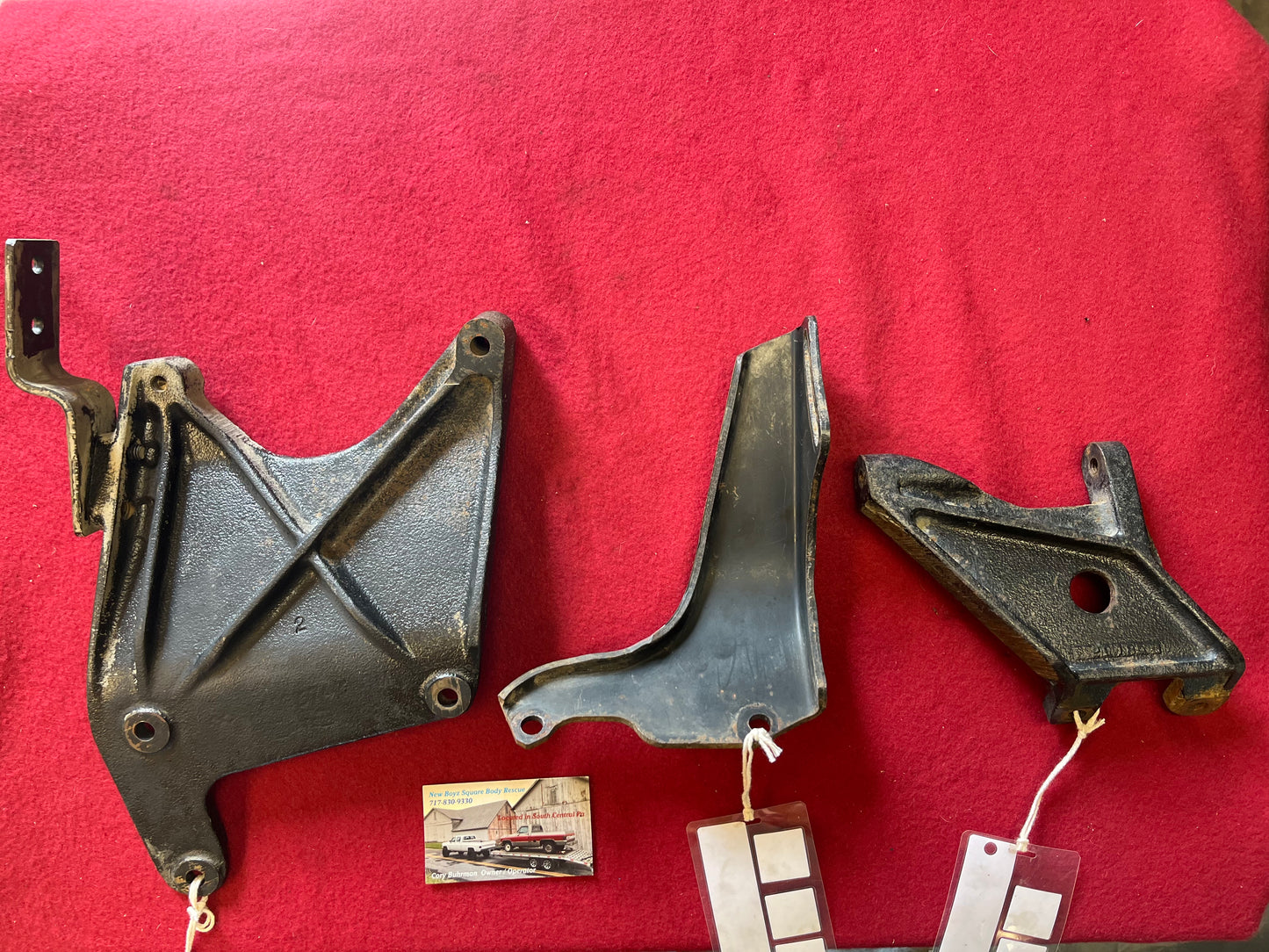 Brackets, BBC Air Conditioning Compressor (A/C) Mounting Brackets (Engine Side)
