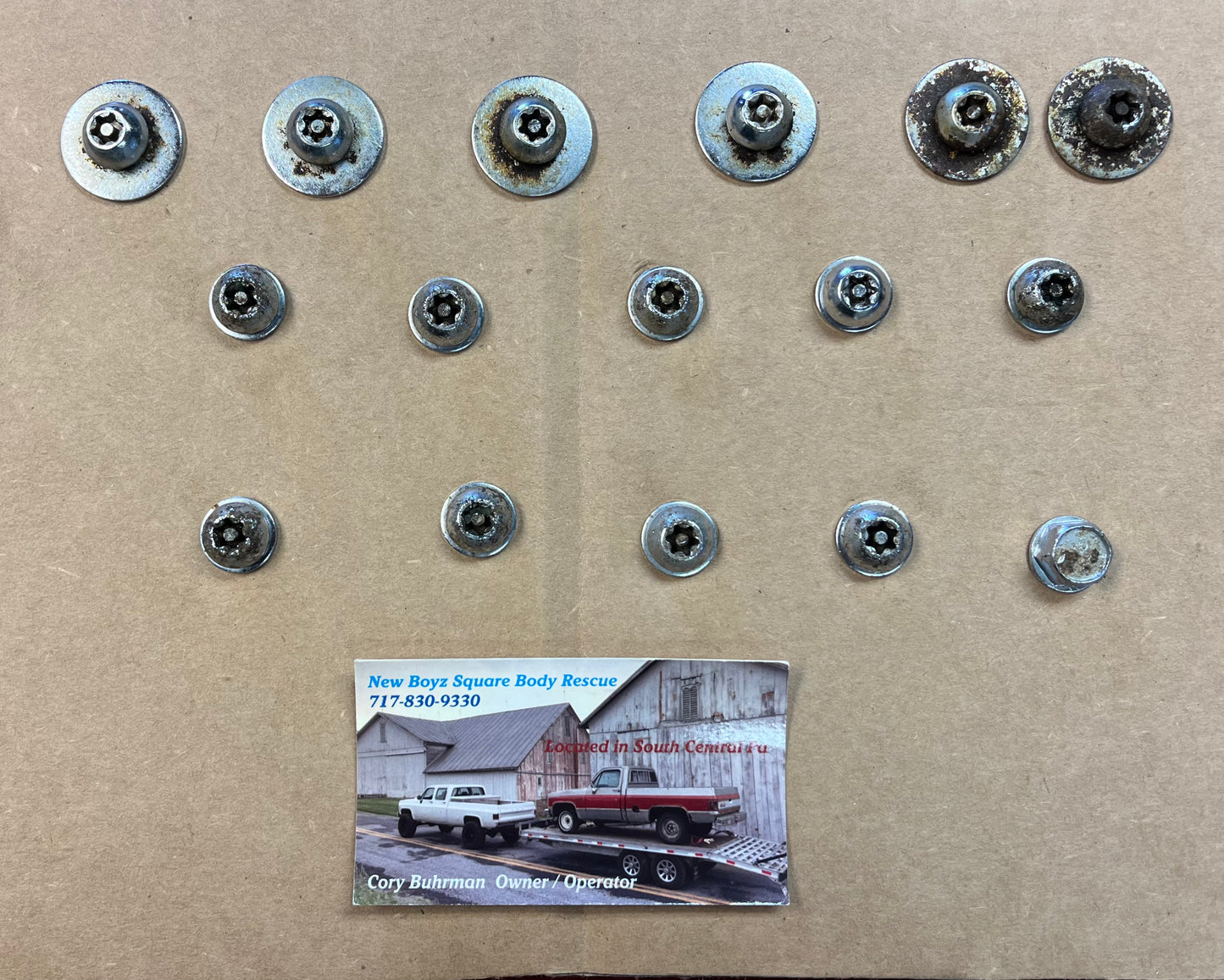Bolt Kit, Topper Bolt Kit T40 Tamper Proof (Blazer / Jimmy) (Later Design)