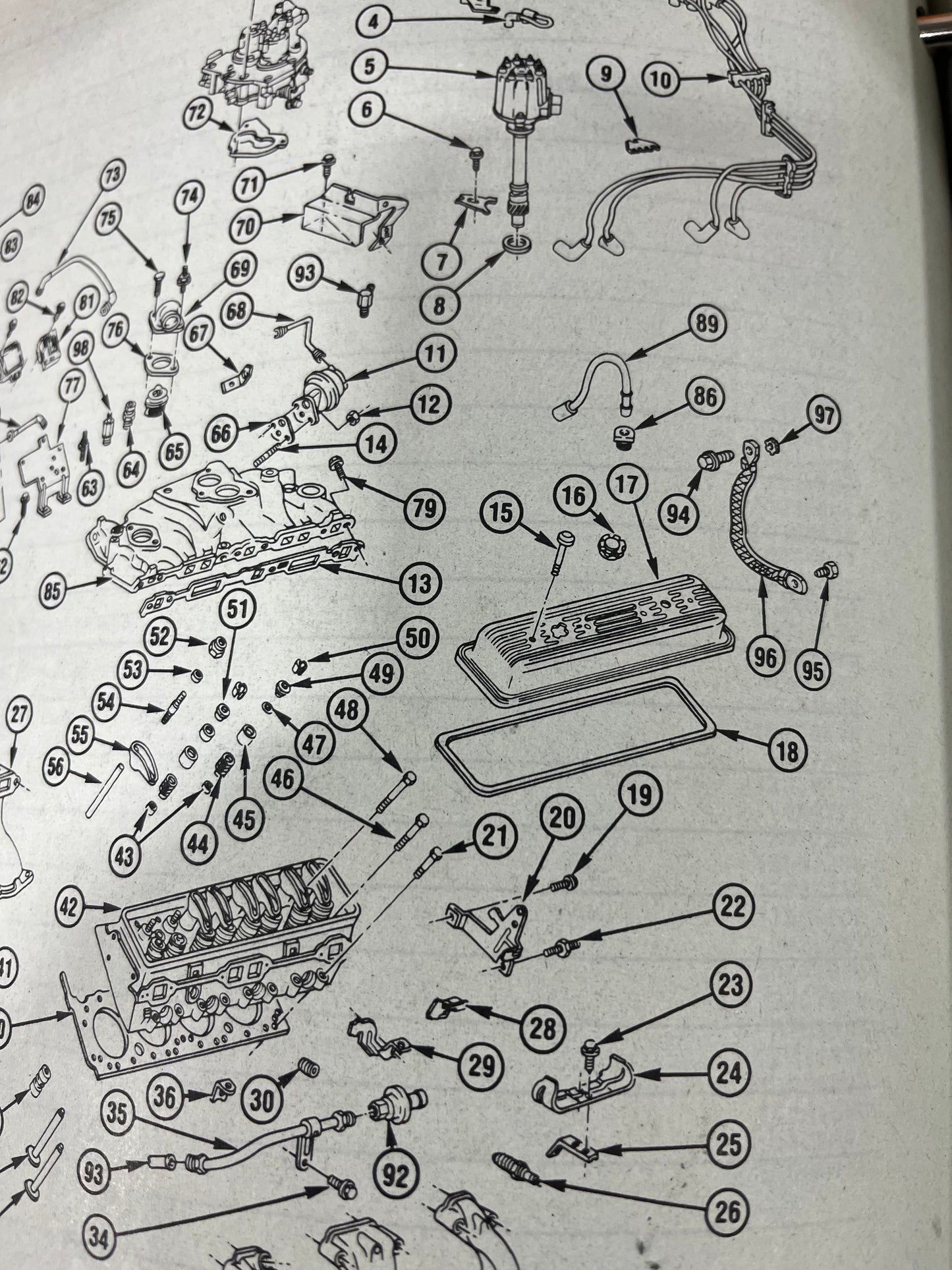 Bolt, Valve Cover Bolt (Center Bolt Style) 1987-1994 Part# 12338092