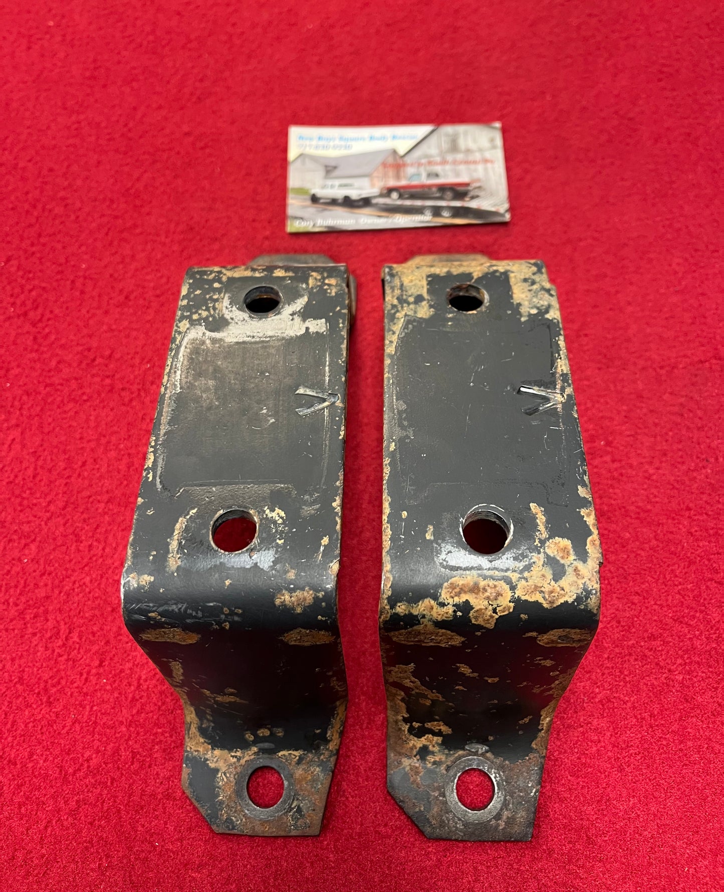 Brackets, C Series Front Stabilizer Shaft Frame Brackets (Sway Bar Brackets) Part# 6271375