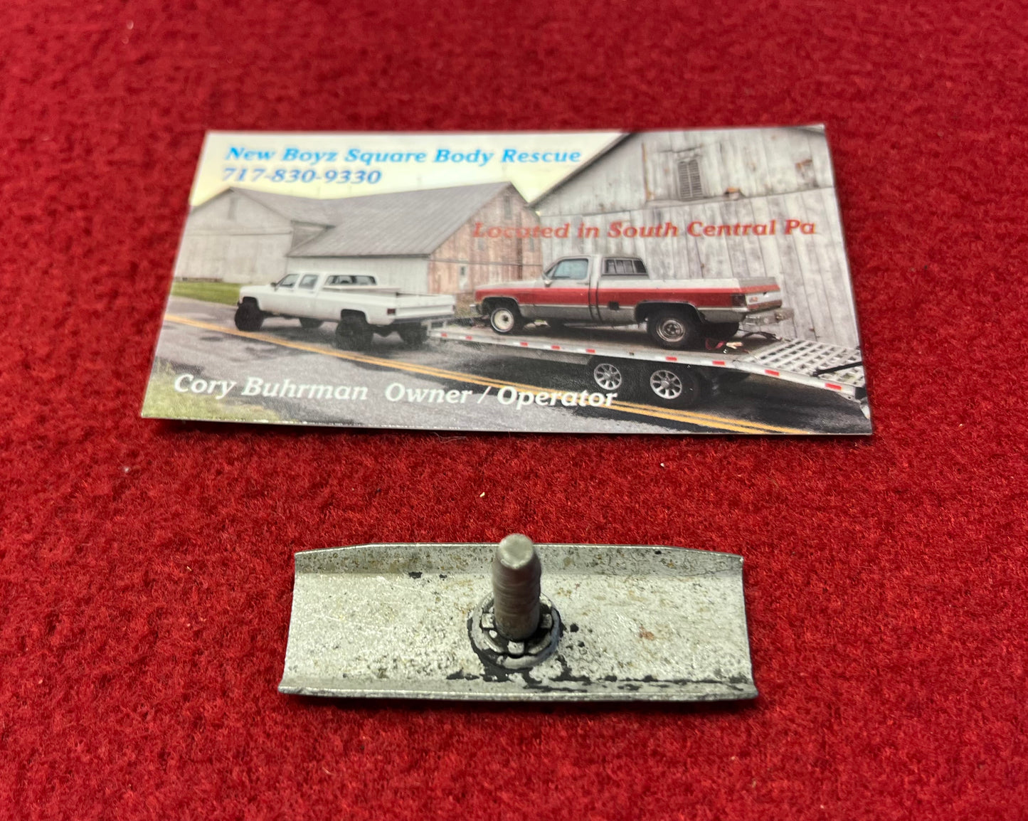 Clip, Front End Panel Molding Clip 1983 - 1988 (Horizontal Joint) Part# 14072850