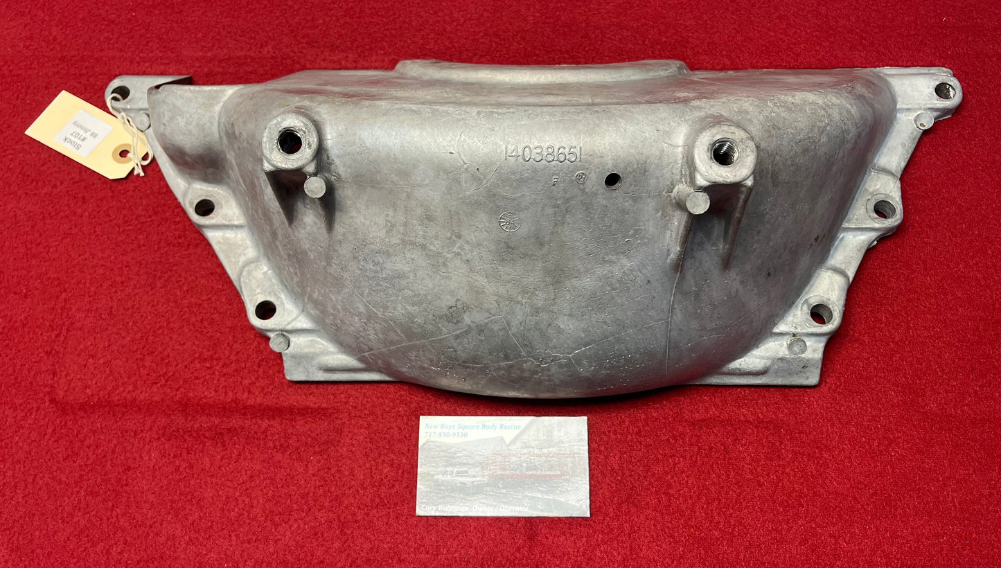 Cover, Torque Converter Cover Aluminum K Series (Metric Hole Size) Part# 14038651