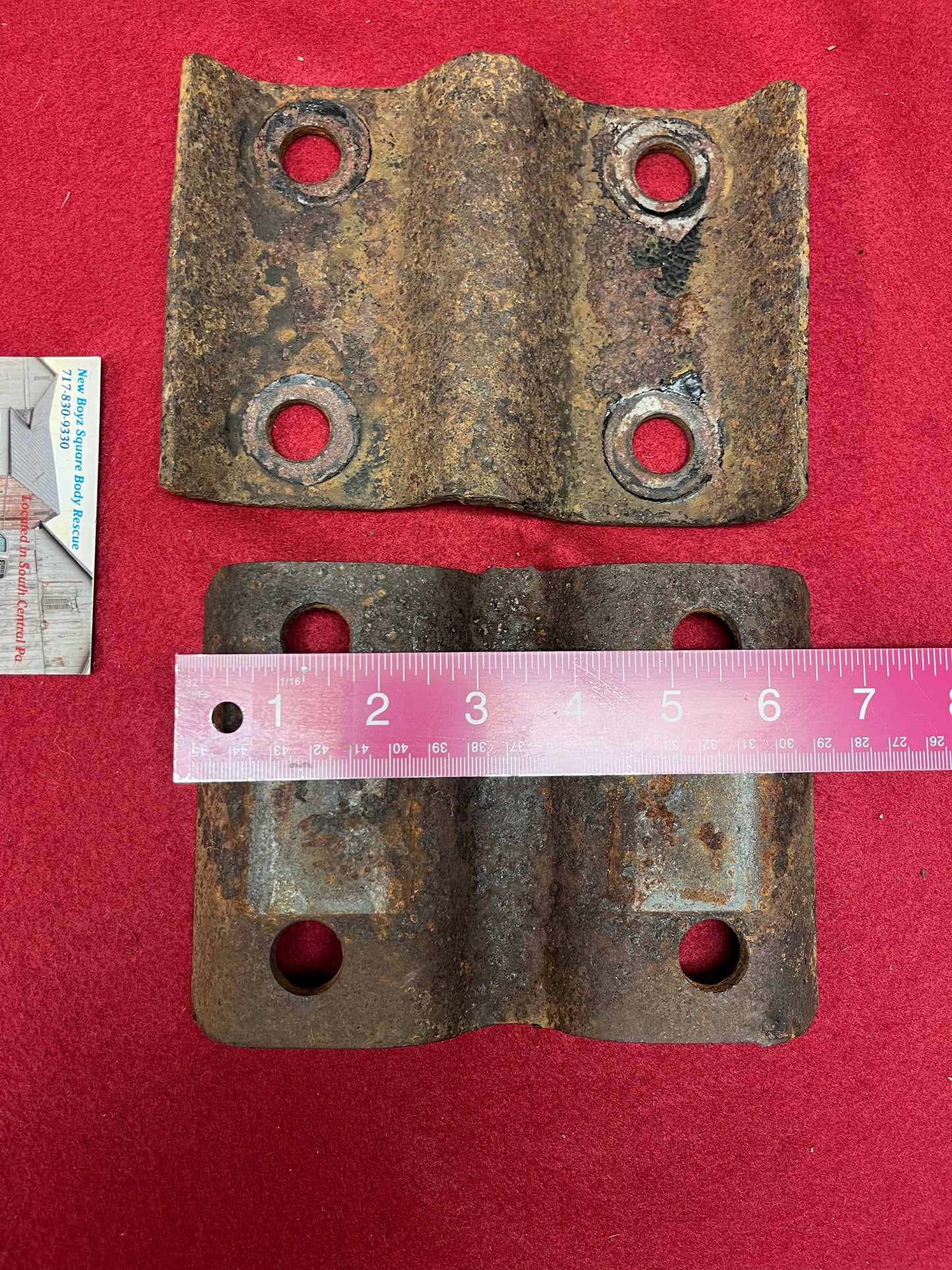 Plates, Rear Spring Plates 3.25” Axle Diameter