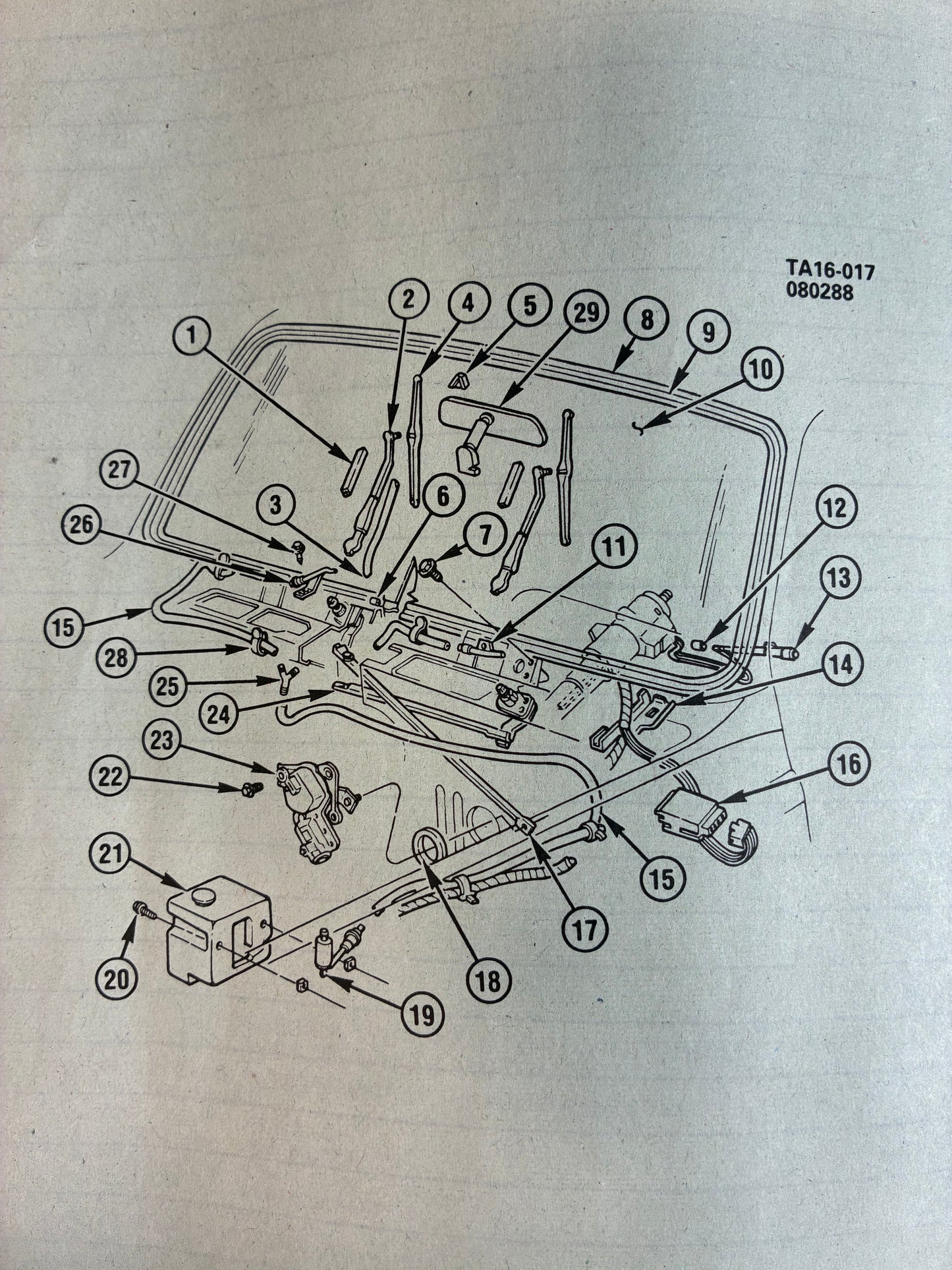 Connector, Windshield Washer Nozzle Hose Connector Set 1985 - 1991 15599457 & 15599458