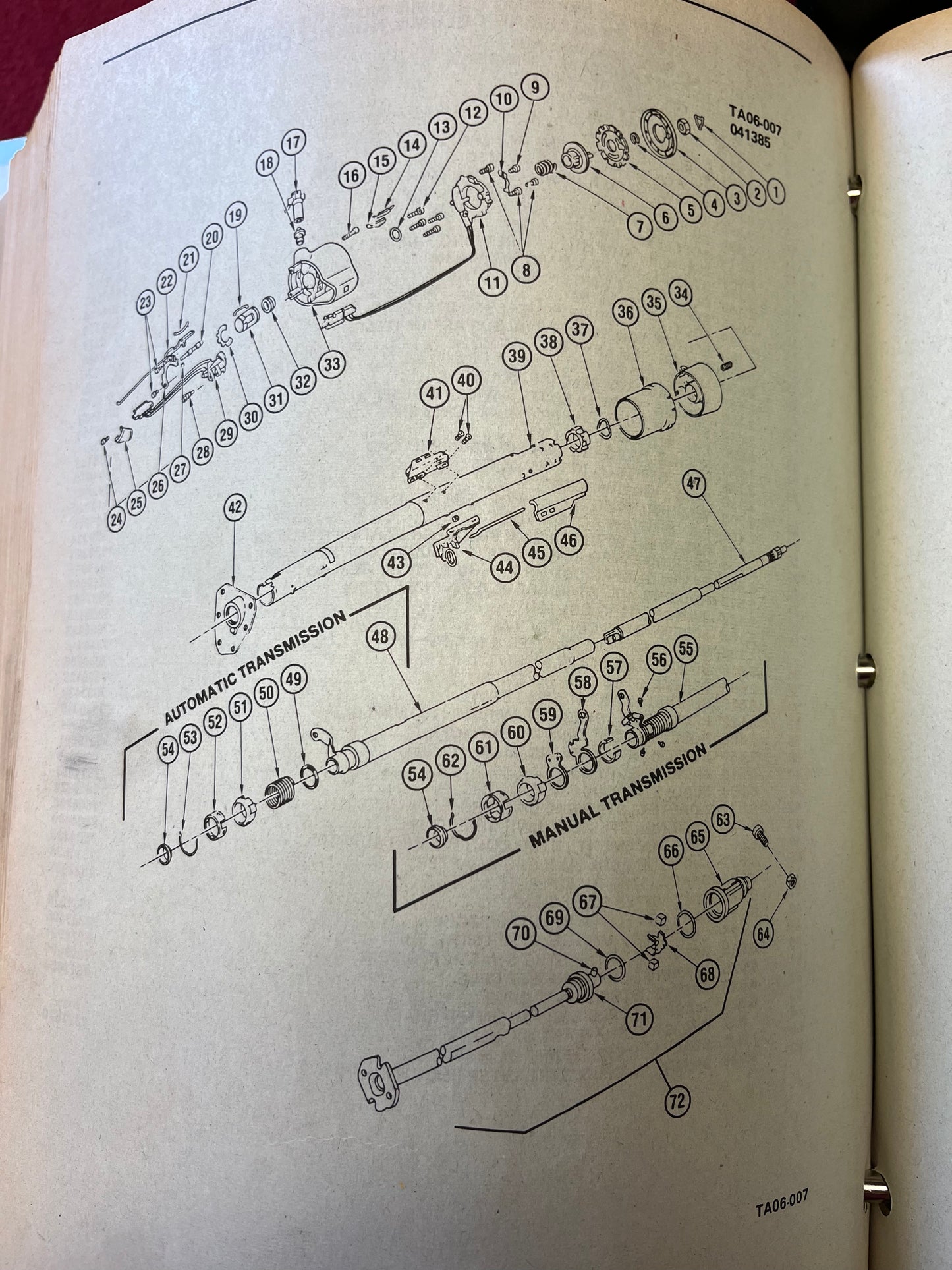 Shroud, Steering Column Bowl Shroud Automatic Non Tilt Part# 7827076 1984-1991