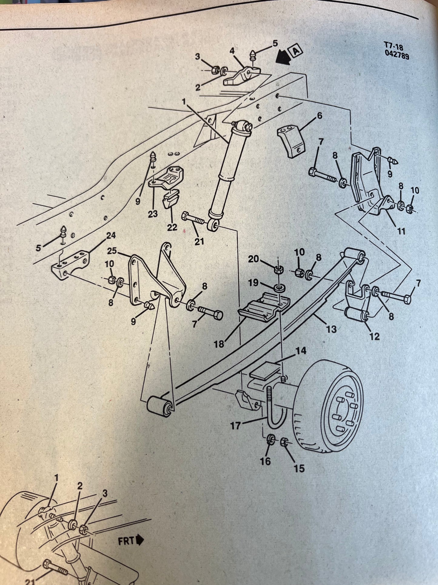 Hanger Set, Rear Spring Front Hanger C10 R10 Regular Cab Truck Part# 471696