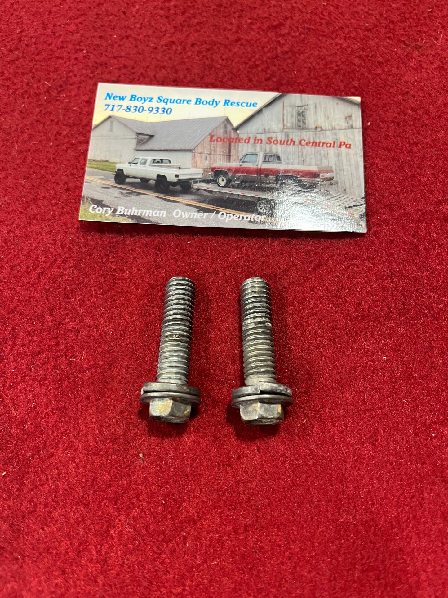 Bolt Set, Chevy Fuel Pump Bolts QTY 2
