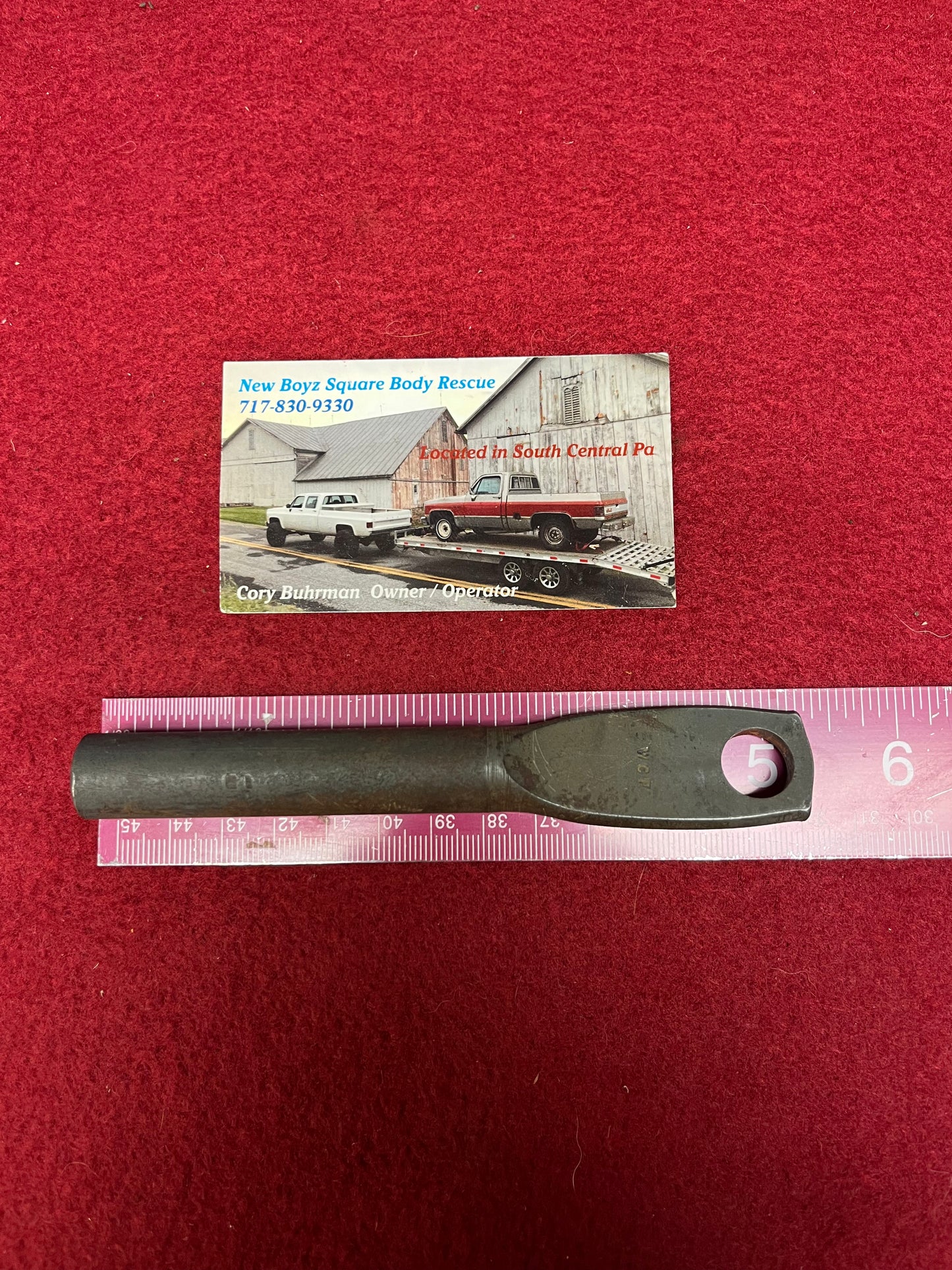 End, Brake Pedal Push Rod End Part# 347456