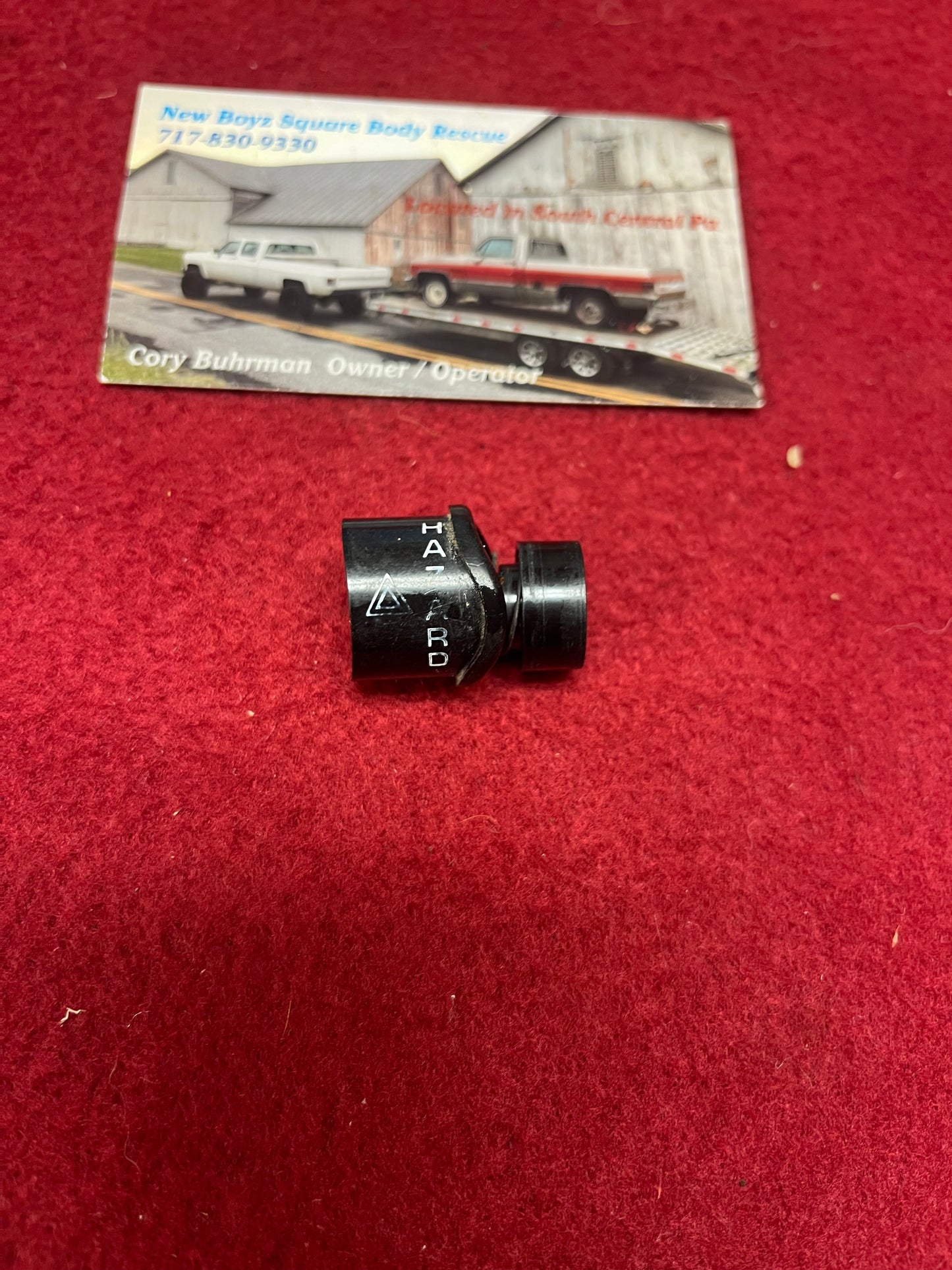 Knob, Hazard Warning Knob Assembly (1977-1991)