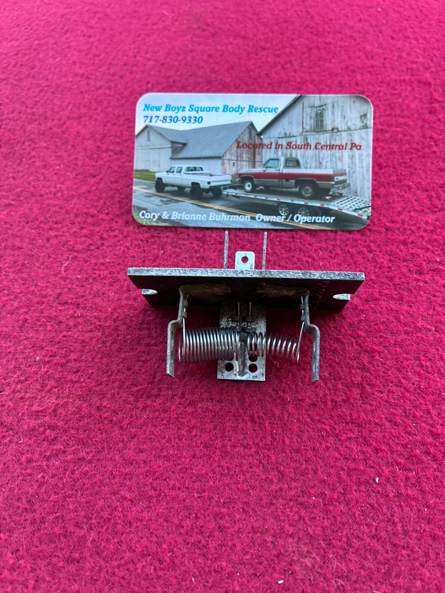 Resistor, Blower Motor Resistor Non Air Conditioning