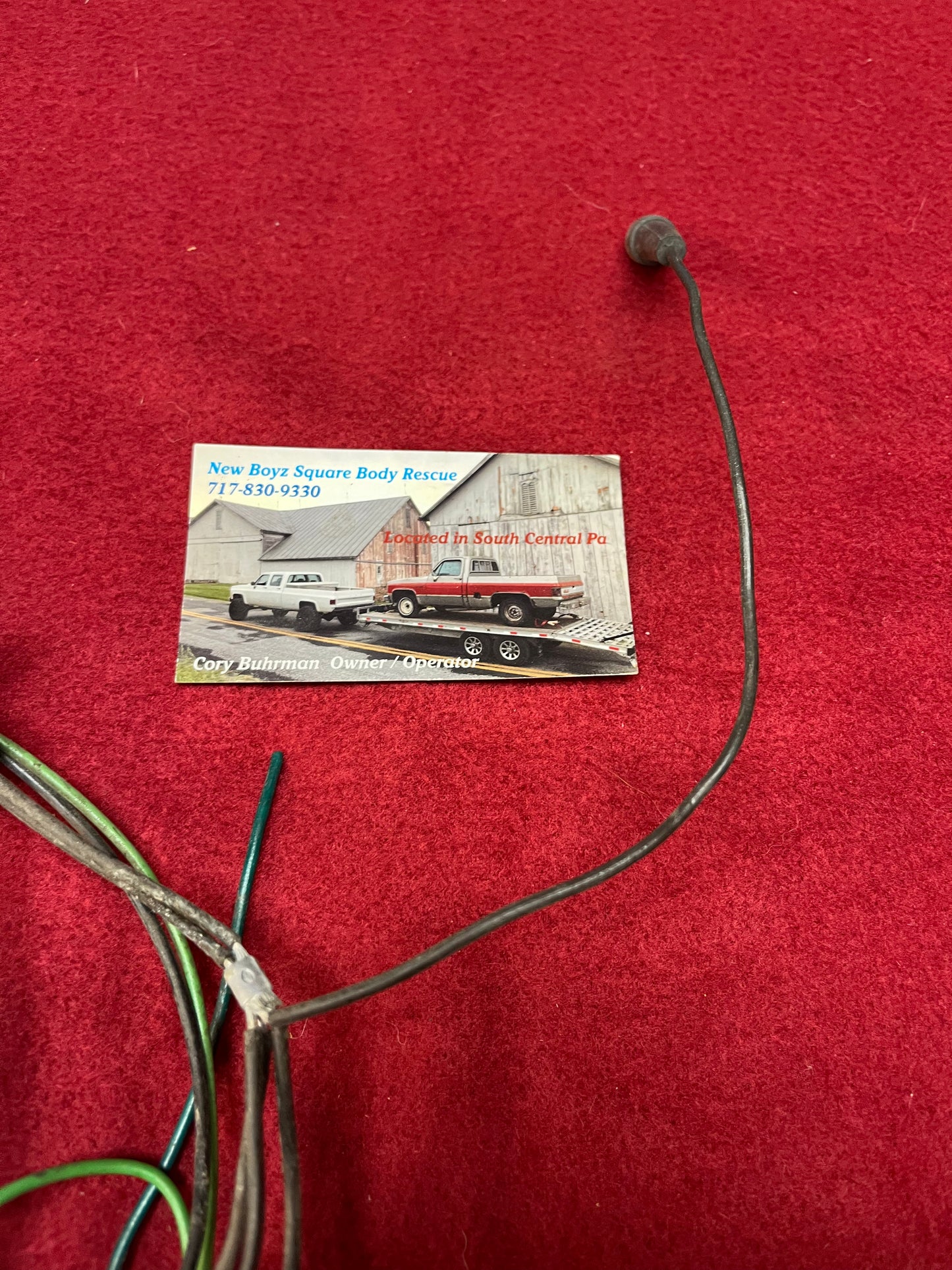 Pigtail, License Lamp Pigtail (Male Connector and Female Terminal)