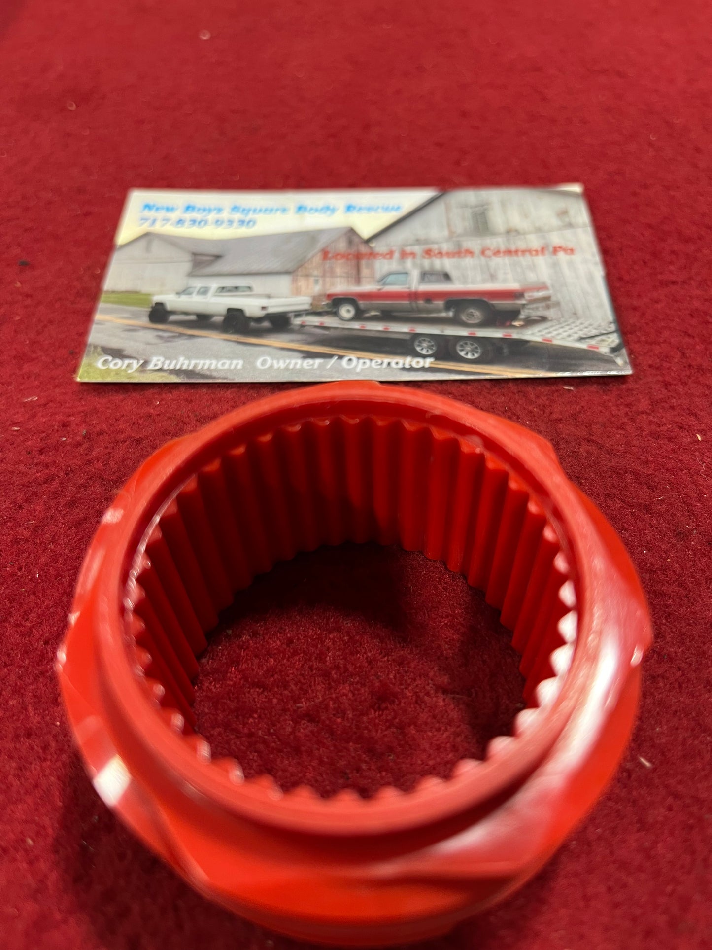 NP 203 & NP 205 Chevy GMC 7 Tooth Plastic Speedometer Gear RED