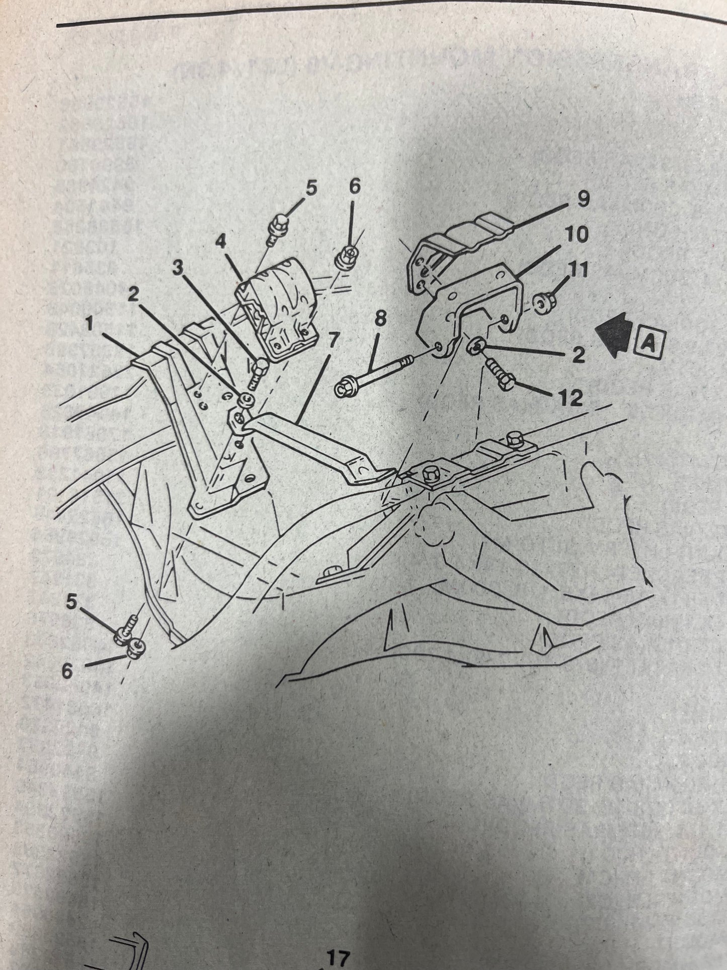 Bracket, Engine Mount Bracket Set C Series SBC Part# 334601