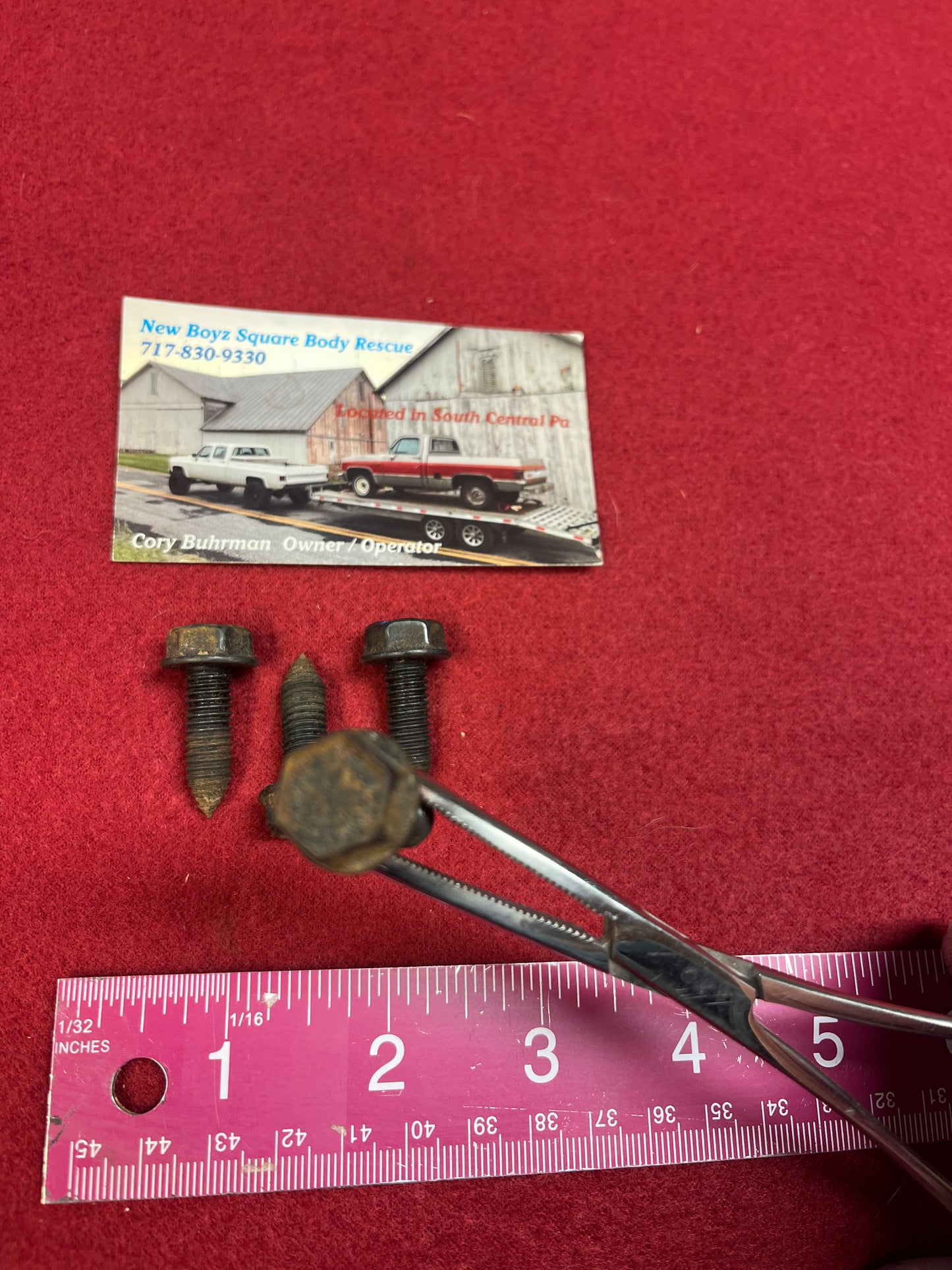 Bolt Set, Seat Back Lock Recliner Bolt Set 1987-1991 (Blazer / Jimmy) Part# 100955393 QTY 4