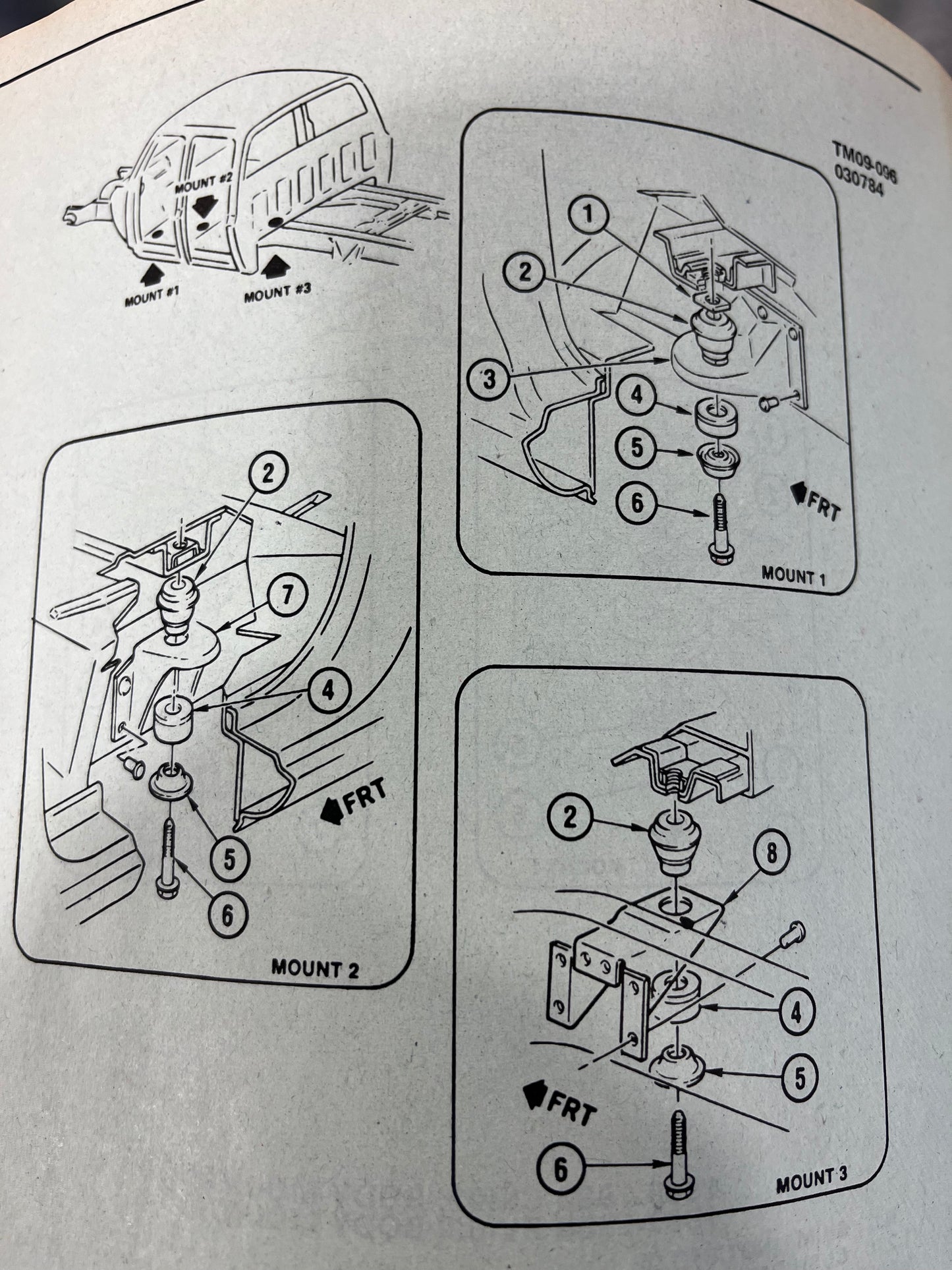 Cushion, Body Mount Lower Cushion (Bushing) 1981 -1991 Part# 15597629