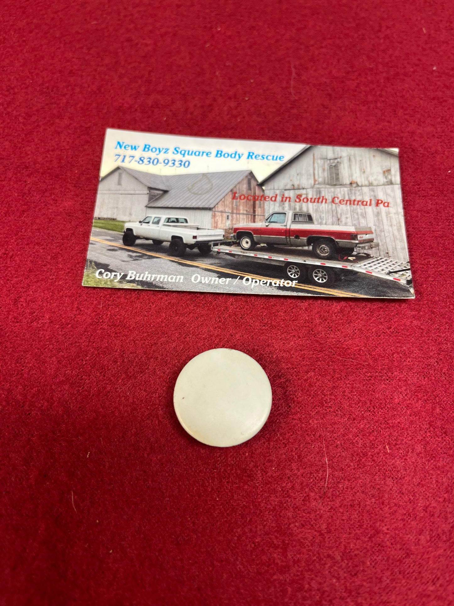 Plug, Seat Belt Bolt Plug (Metal) (Upper Shoulder Belt)