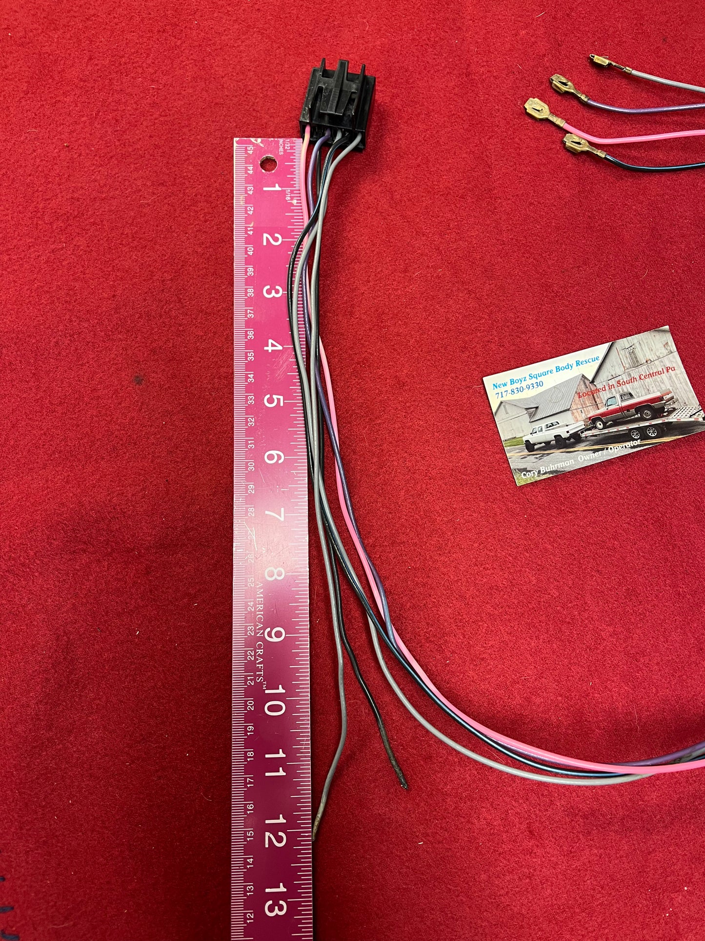 Lead, Windshield Wiper Switch (1978-1983) Pigtail