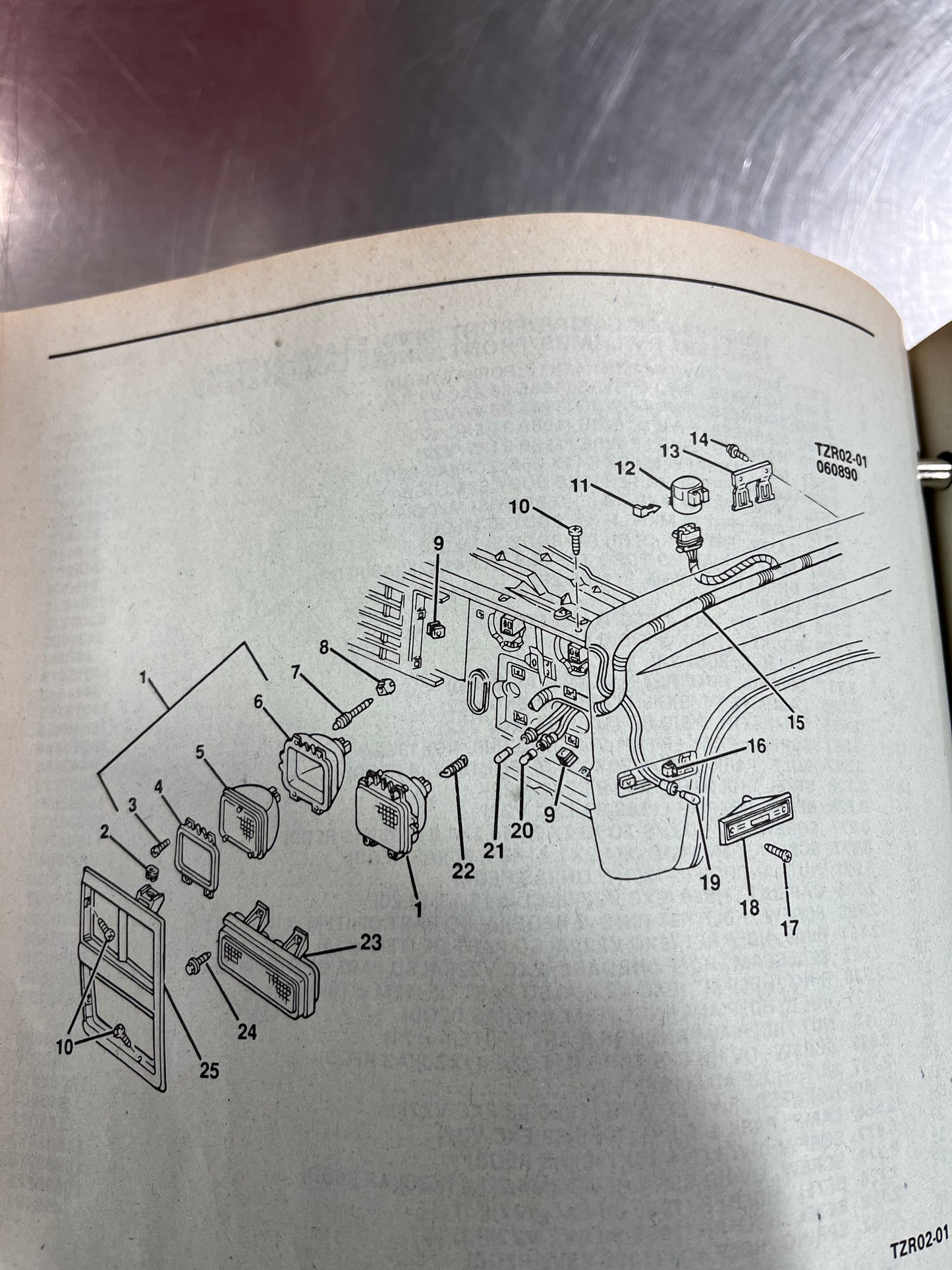 Bucket, RH Outer Headlight Mounting Bucket 1989 - 1991 Part# 16503802