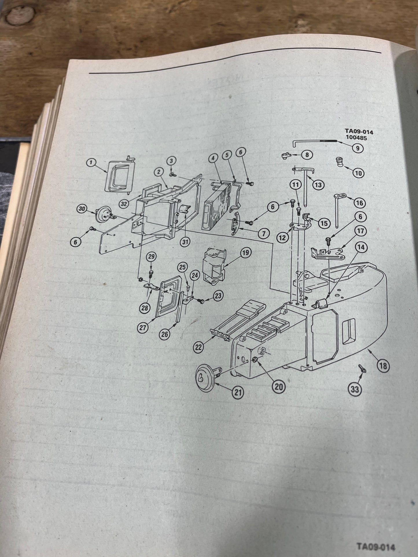 Valve, AC Inside Housing Diverter Valve Vacuum Actuator (1987-1991) Part# 1996735