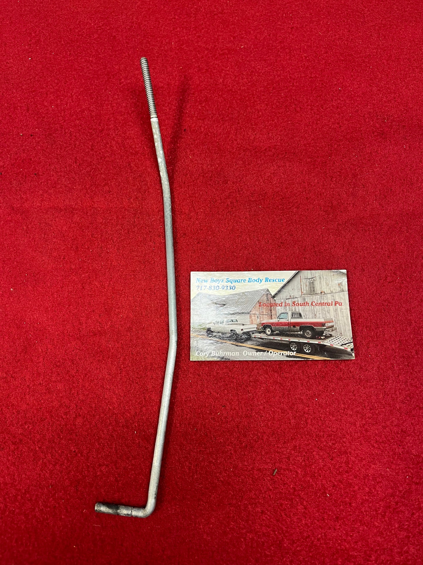 Rod, Lock Rod RH Power Part# 458054 (Plastic Clip Design)