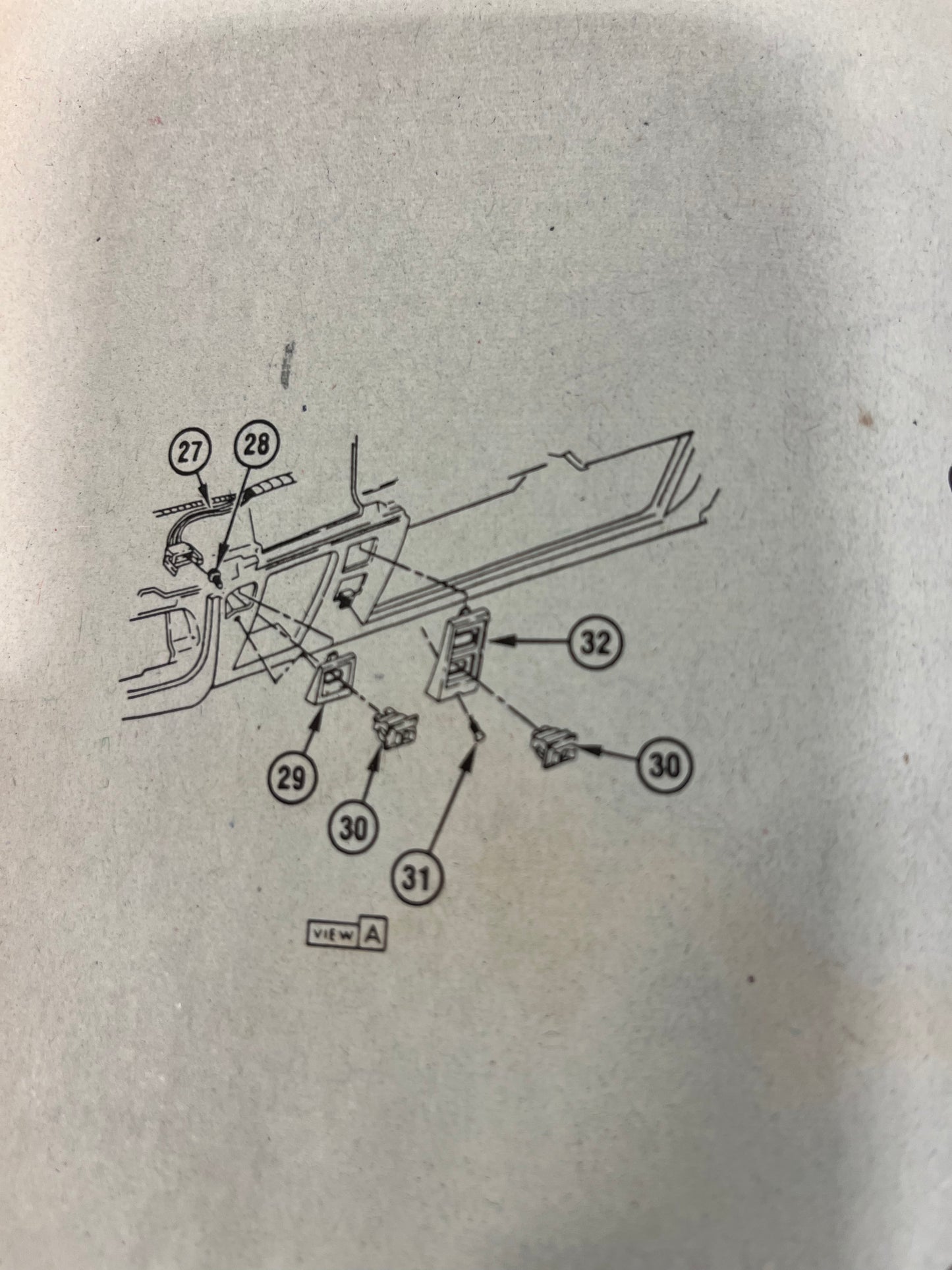 Switch, Rear Air Conditioning Auxiliary Control Switch Part# 14040842 (Suburban) ( AC A/C )