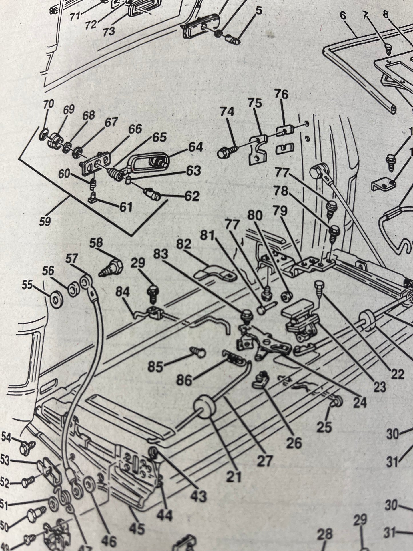 Rod, Latch Blockout Rod Part# 331638