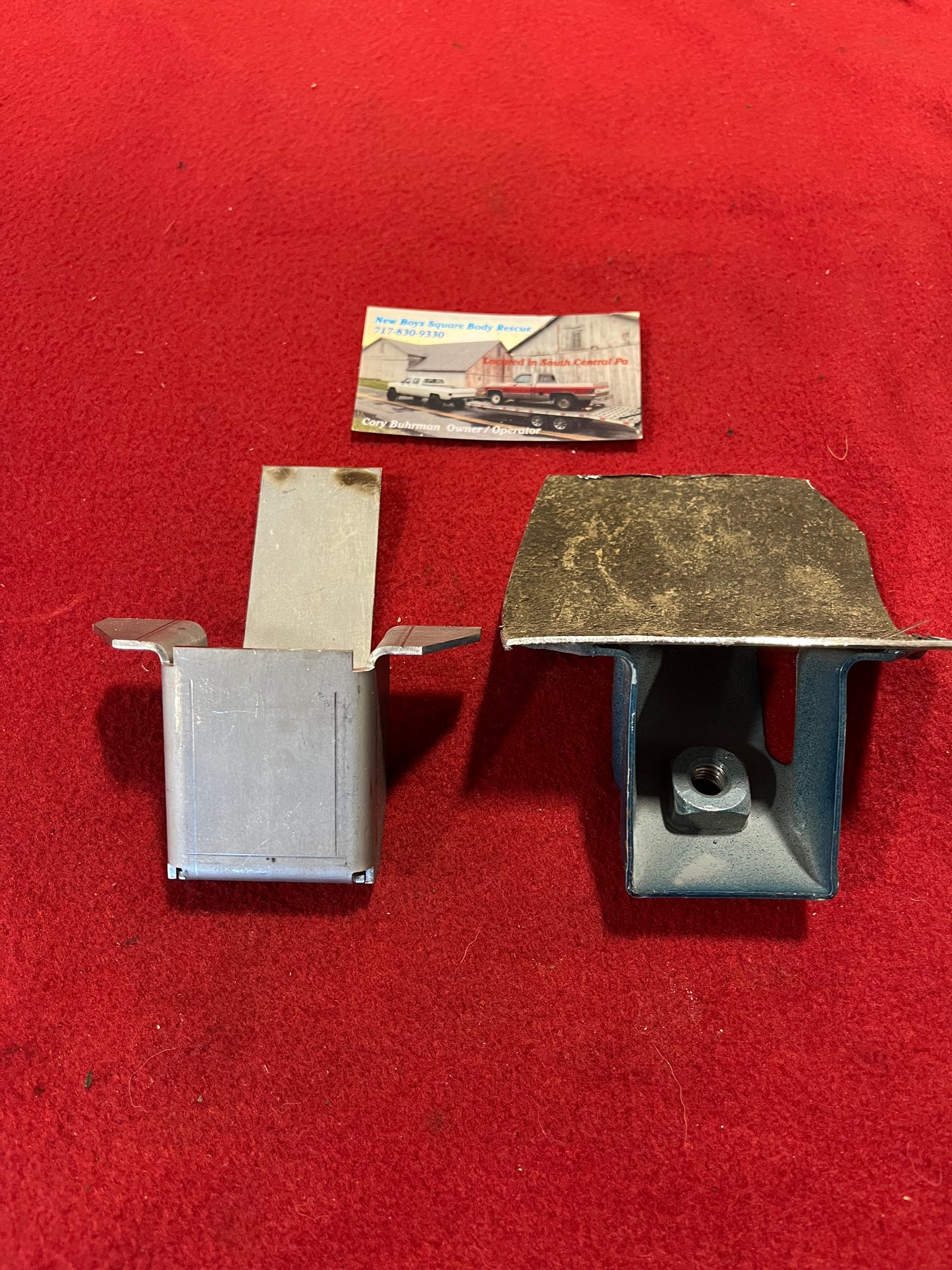 Bracket Set, Bucket Seat Pedestal Floor Bracket (Set of 2)