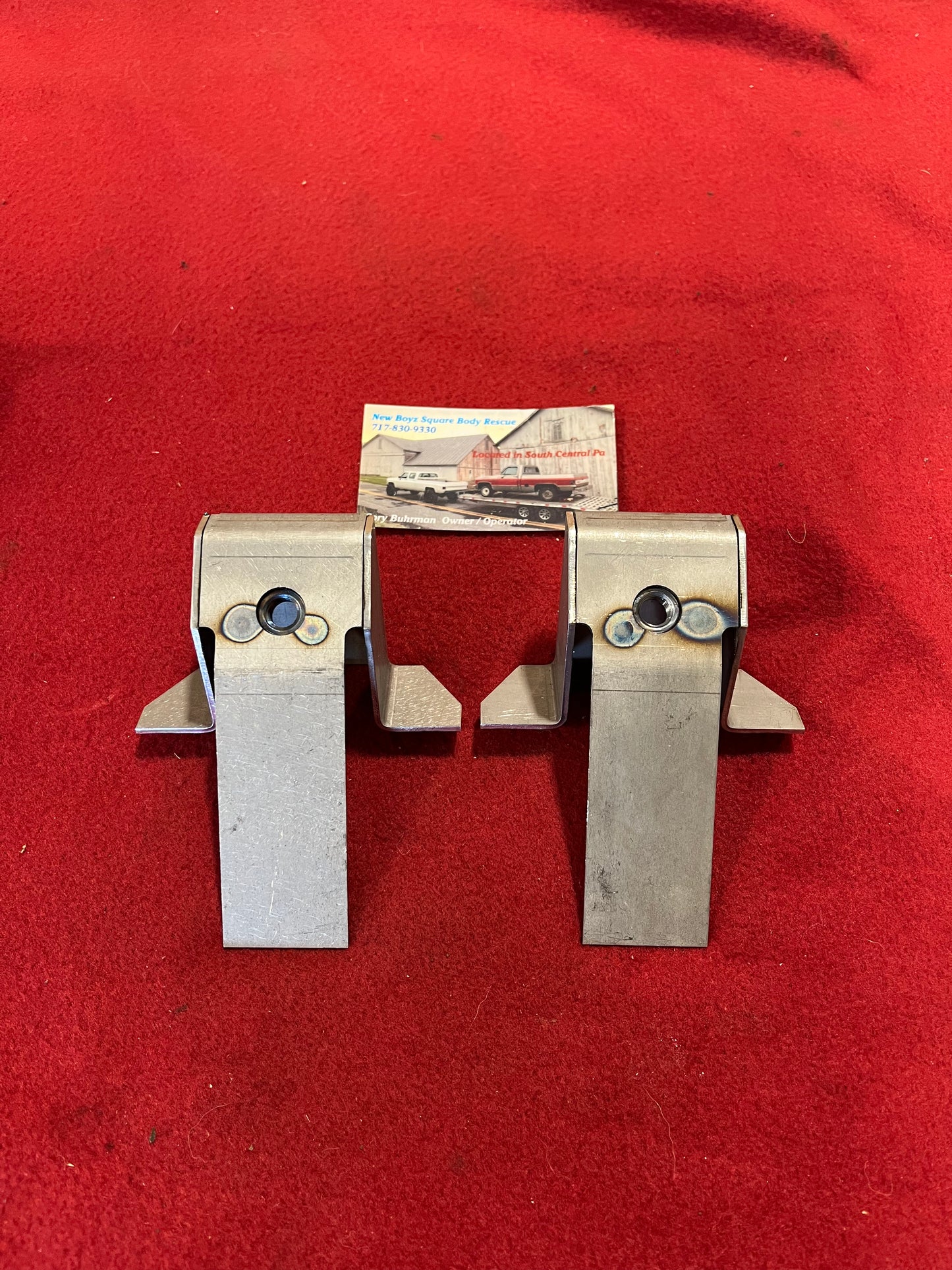Bracket Set, Bucket Seat Pedestal Floor Bracket (Set of 2)