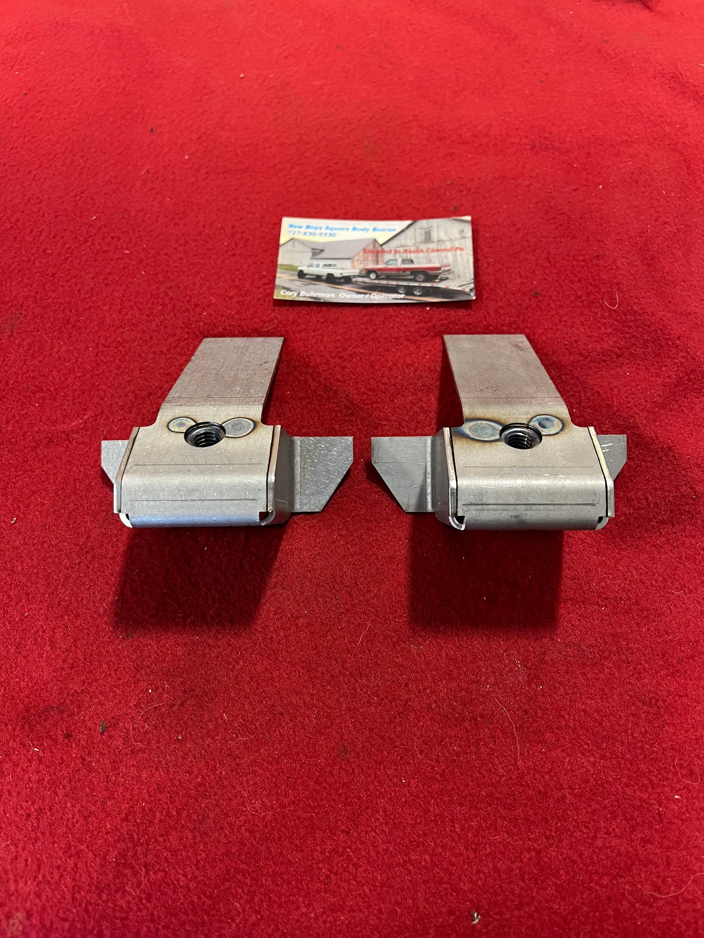 Bracket Set, Bucket Seat Pedestal Floor Bracket (Set of 2)