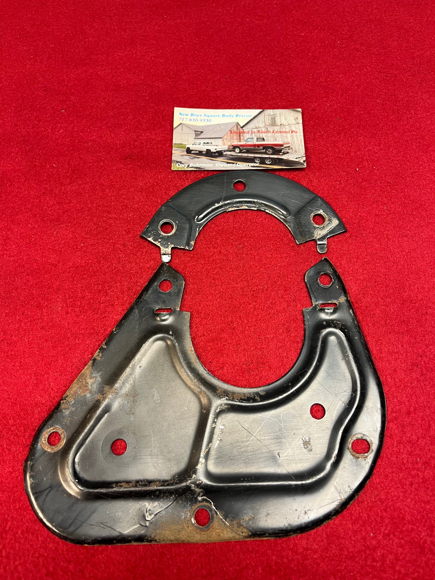 Column Closure Plate Without Gasket @ Firewall