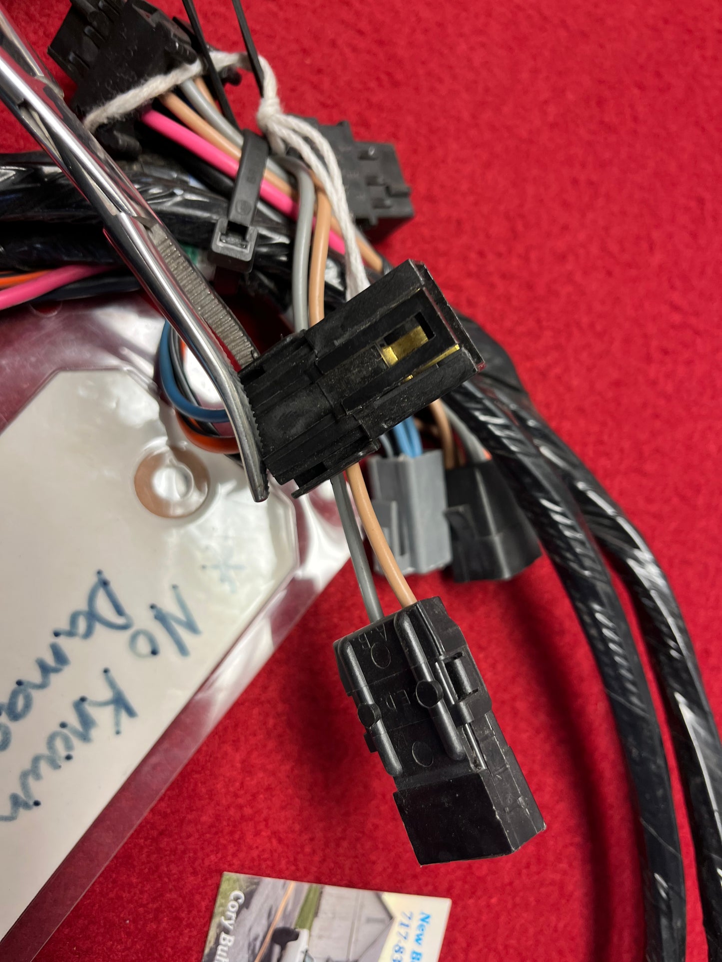 Harness, Two Door Power Window and Power Lock Cab Side Harness (Design 3) (Without Lock Relay)