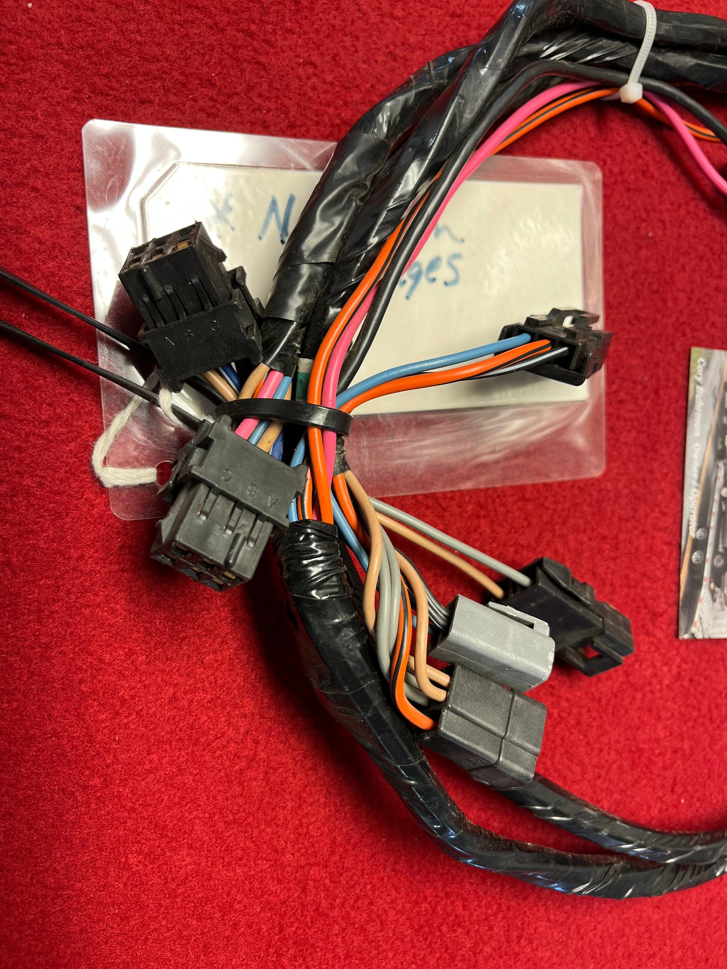 Harness, Two Door Power Window and Power Lock Cab Side Harness (Design 3) (Without Lock Relay)